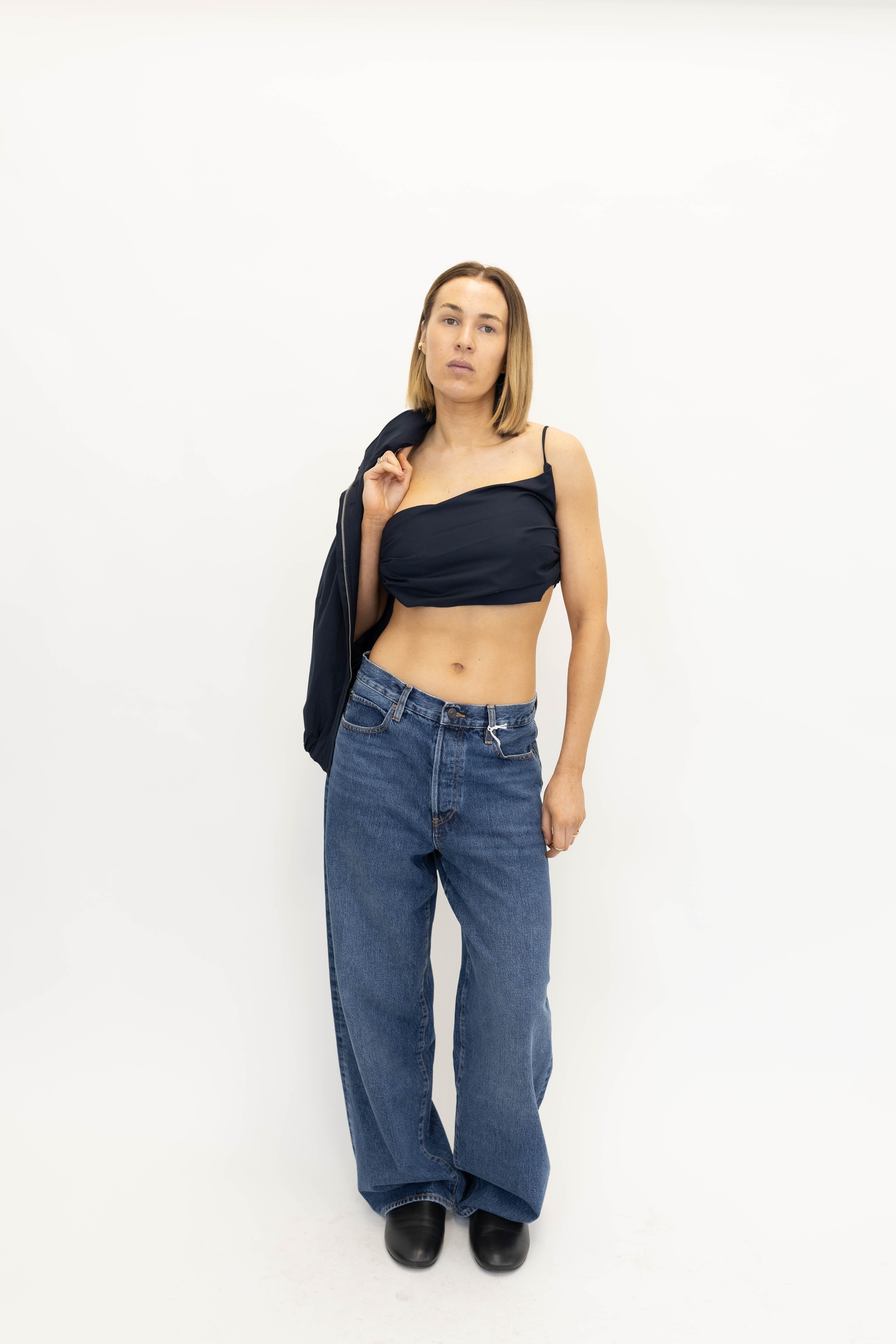 BOMBER TOP SET IN NAVY BOMBER LA PISCINE