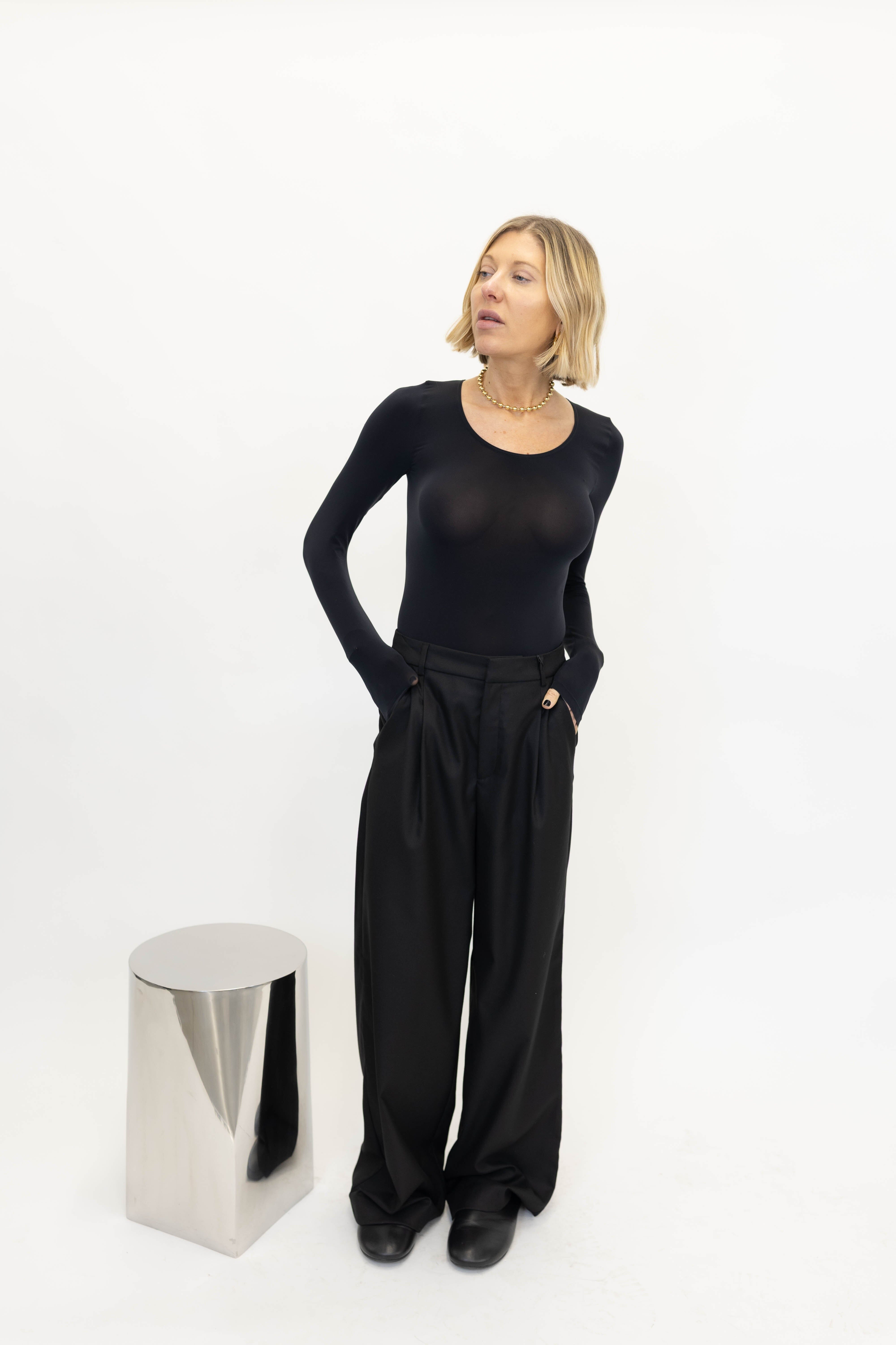 BUENOS AIRES STRING BODY BLACK BODY WOLFORD