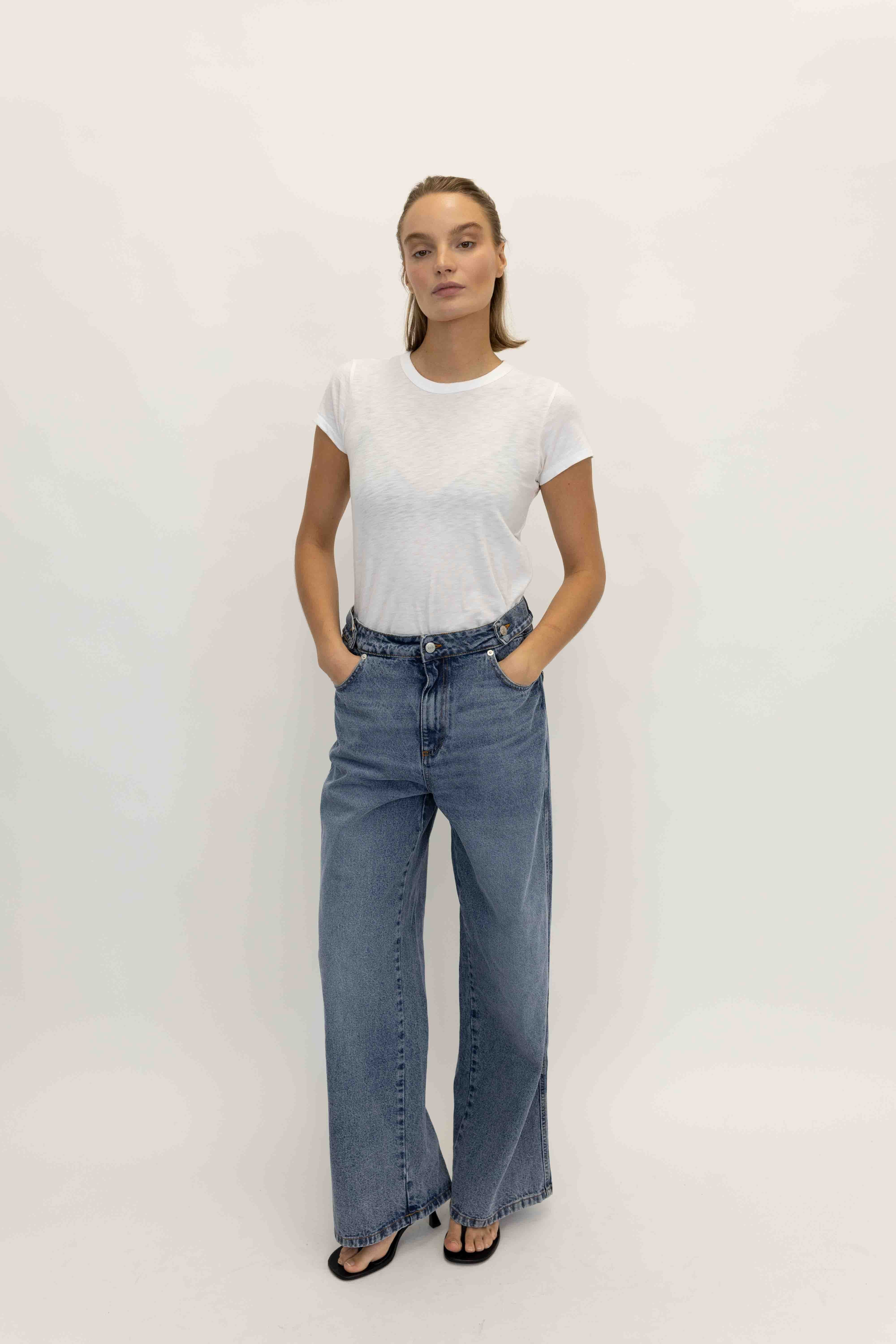 THE SLUB TEE IN WHITE TSHIRT RAG&BONE