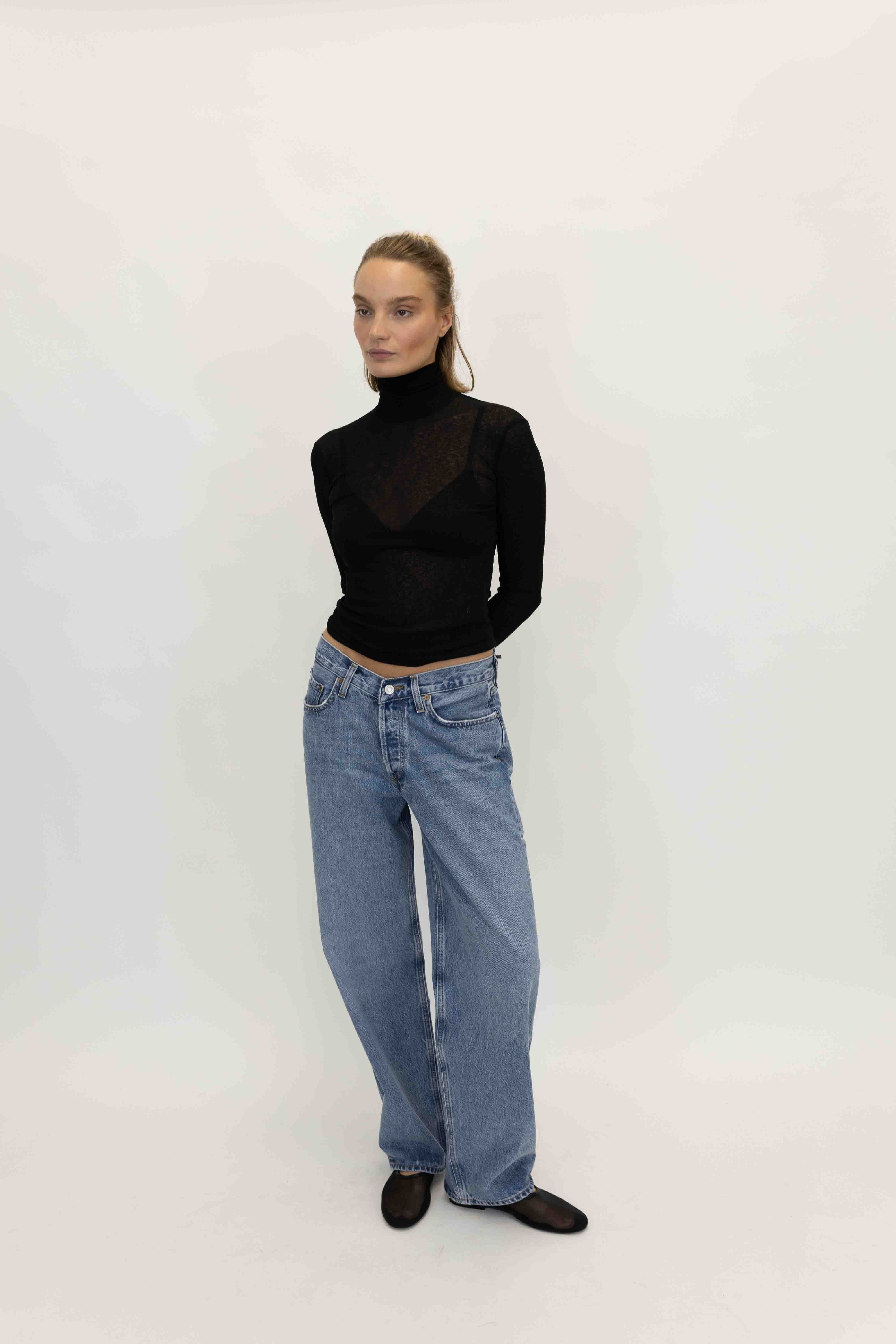 V-WAIST BAGGY JEANS IN FAIRWAY JEANS AGOLDE