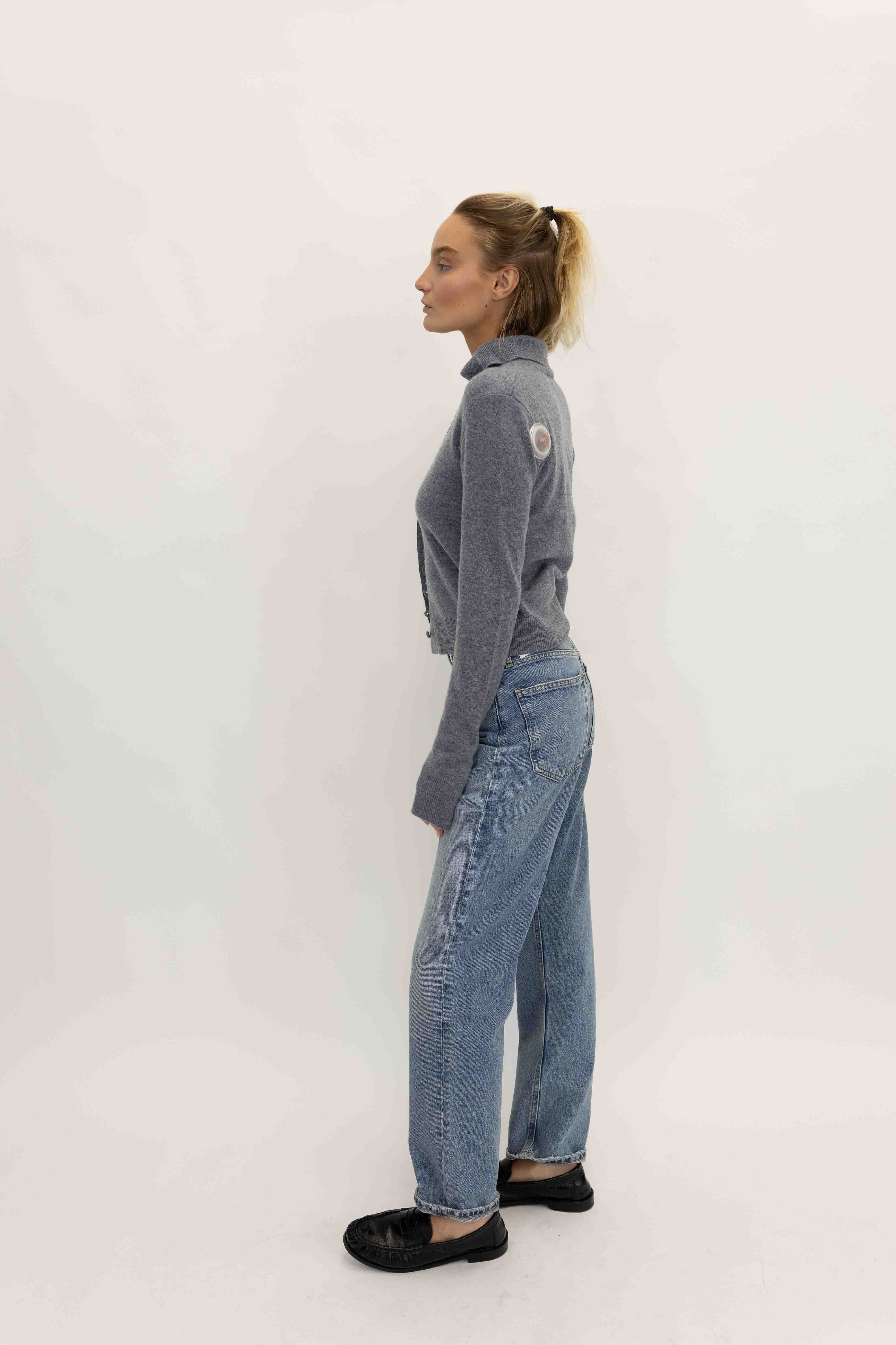 90’S PINCH WAIST JEAN IN STAGE JEANS AGOLDE