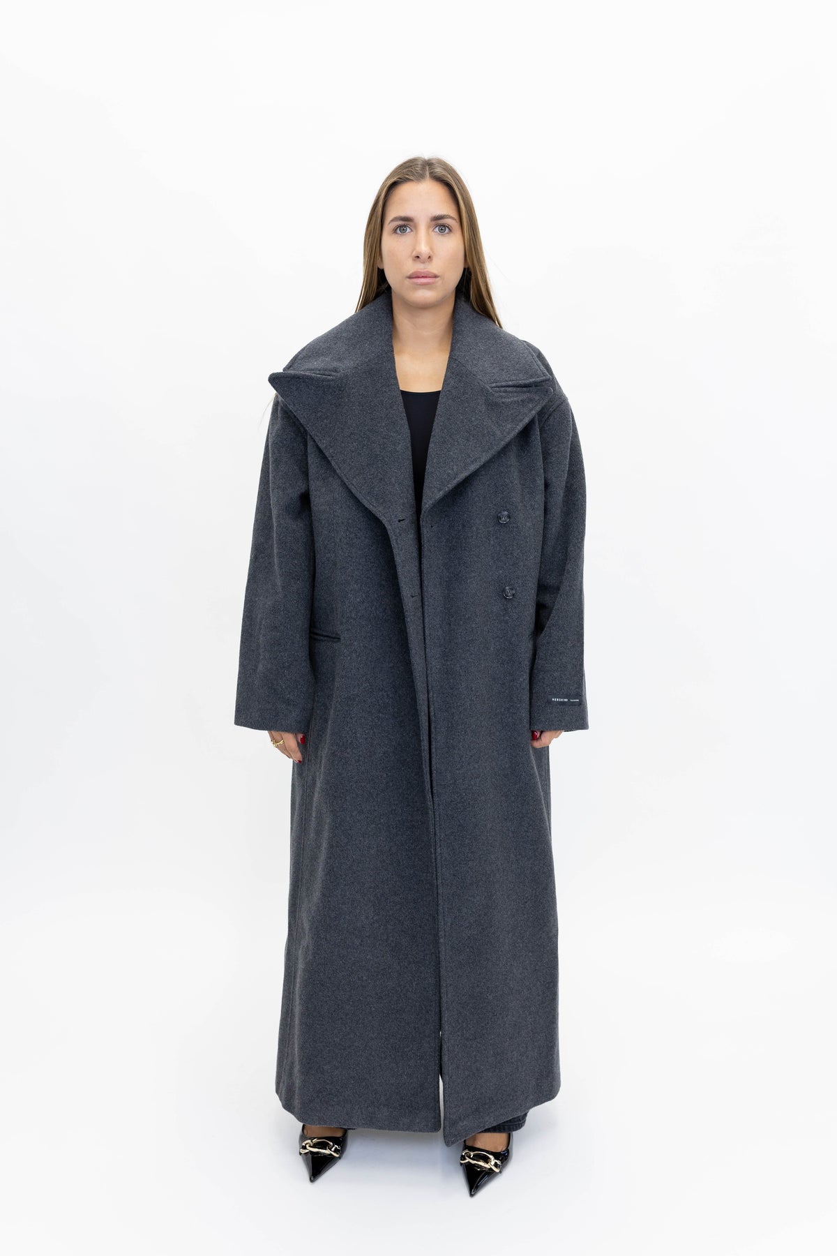 STEWART WOOL COAT IN GREY COAT HERSKIND