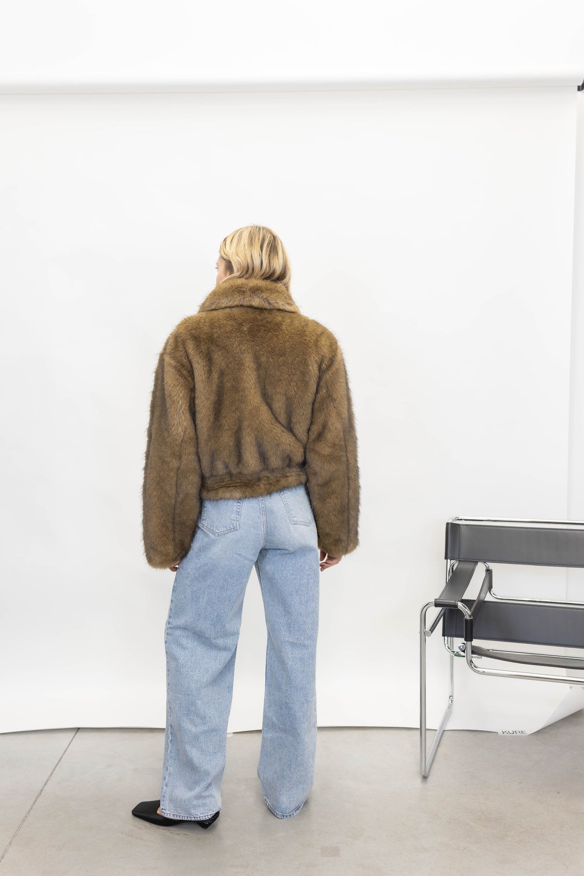 LENA JACKET IN NATURAL BROWN JACKET STAND STUDIO