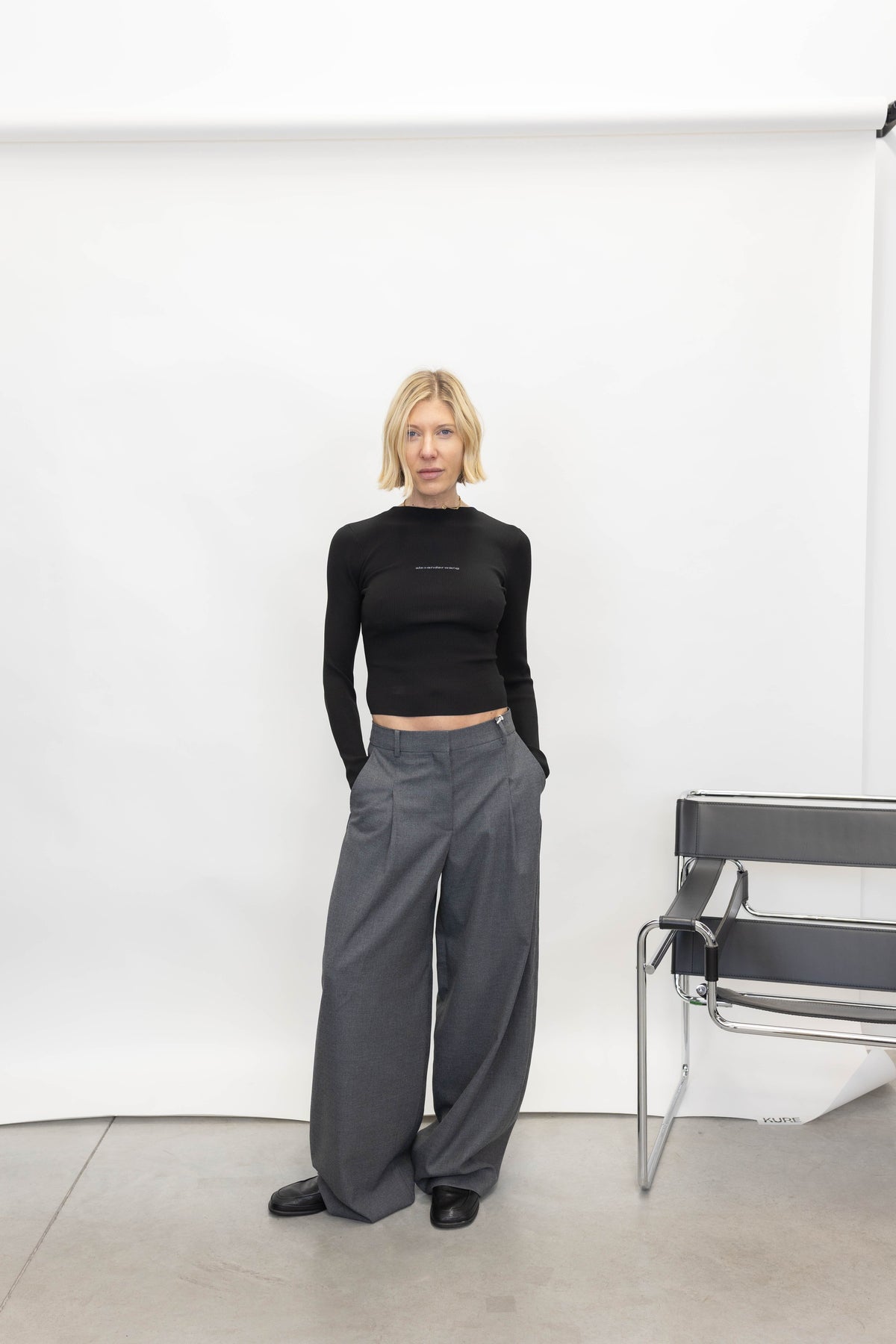 POVILANNA PANTS IN GREY PANTS BY MALENE BIRGER