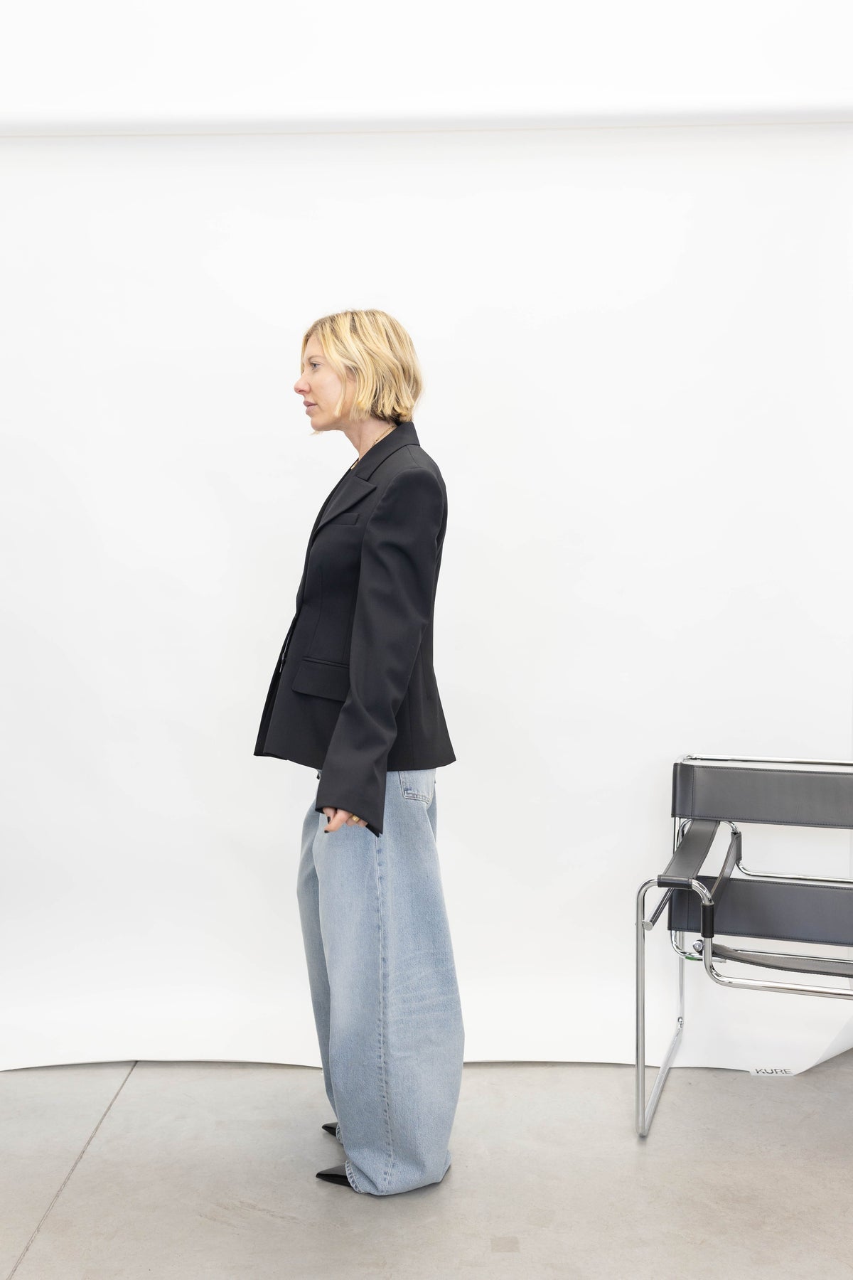 FRESIA BLAZER IN BLACK BLAZER SPORTMAX