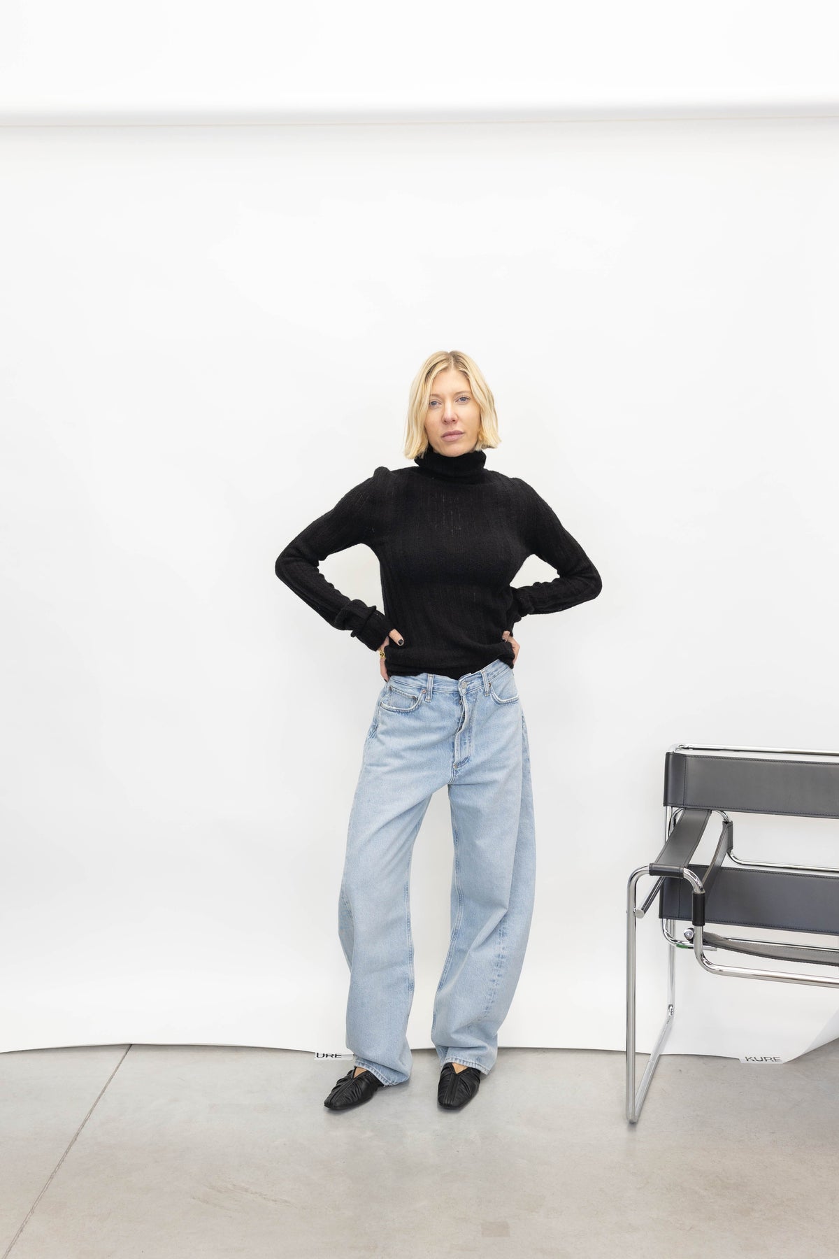EMILIANA SWEATER IN BLACK SWEATER LISA YANG