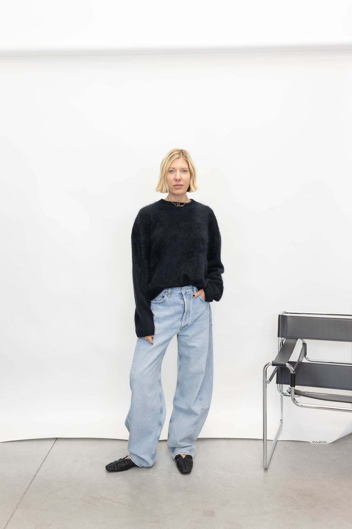 LISA YANG NATALIA SWEATER IN BLACK SWEATER LISA YANG