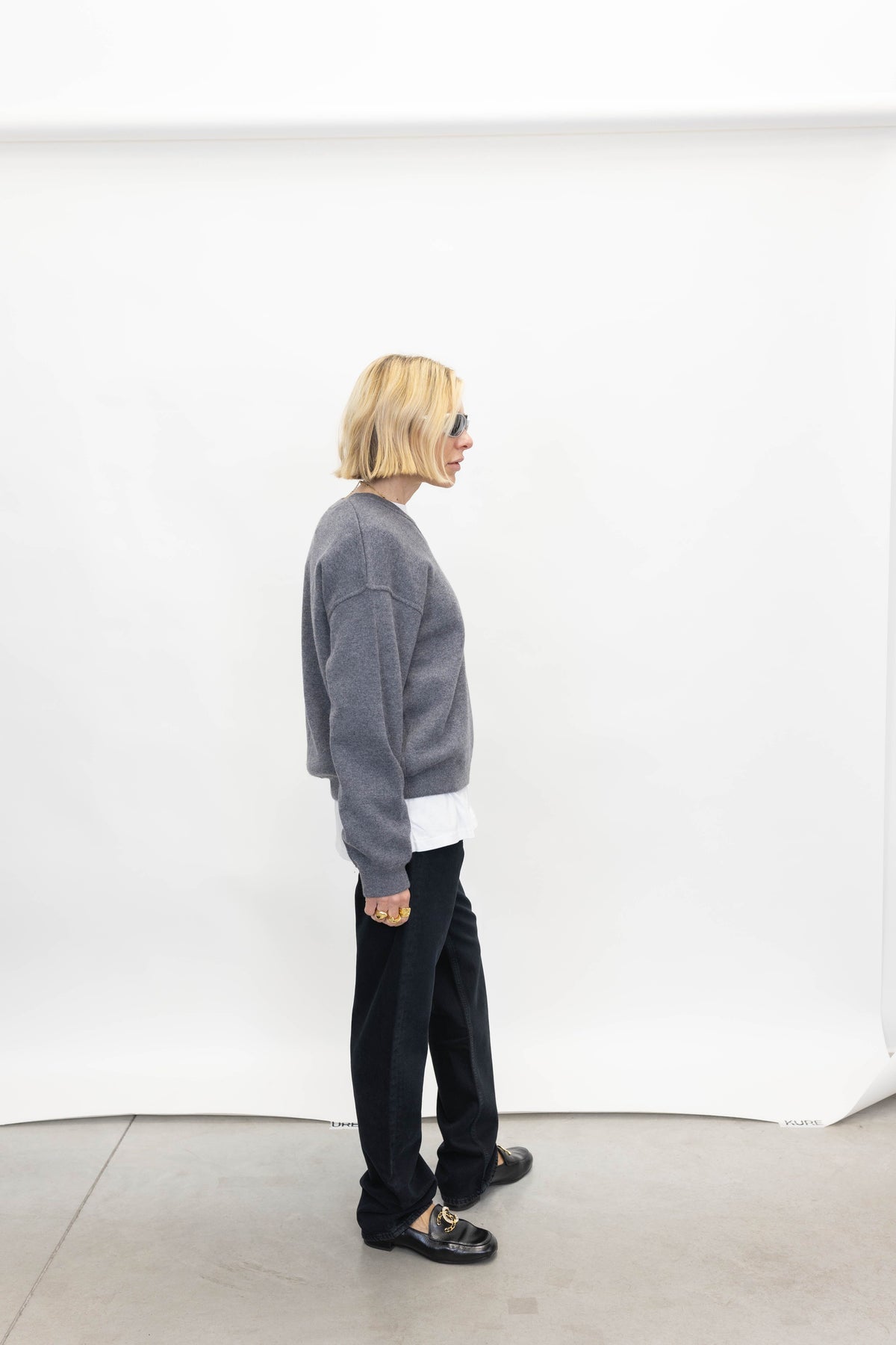 CYRILLA SWEATER IN GRAPHITE SWEATER LISA YANG