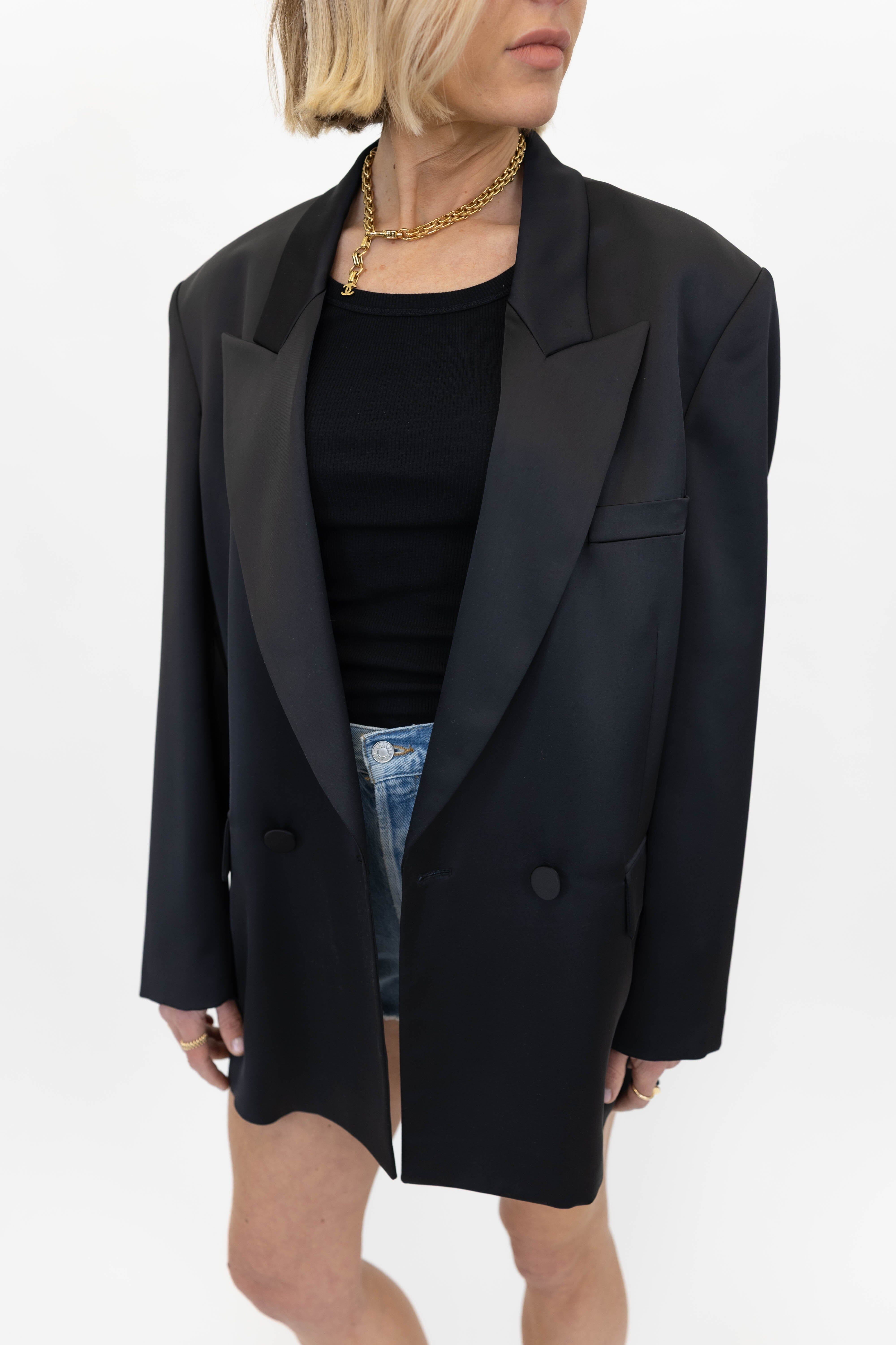 VIRGINIA DOUBLE BREAST OVERSIZE BLAZER BLAZER THE ANDAMANE