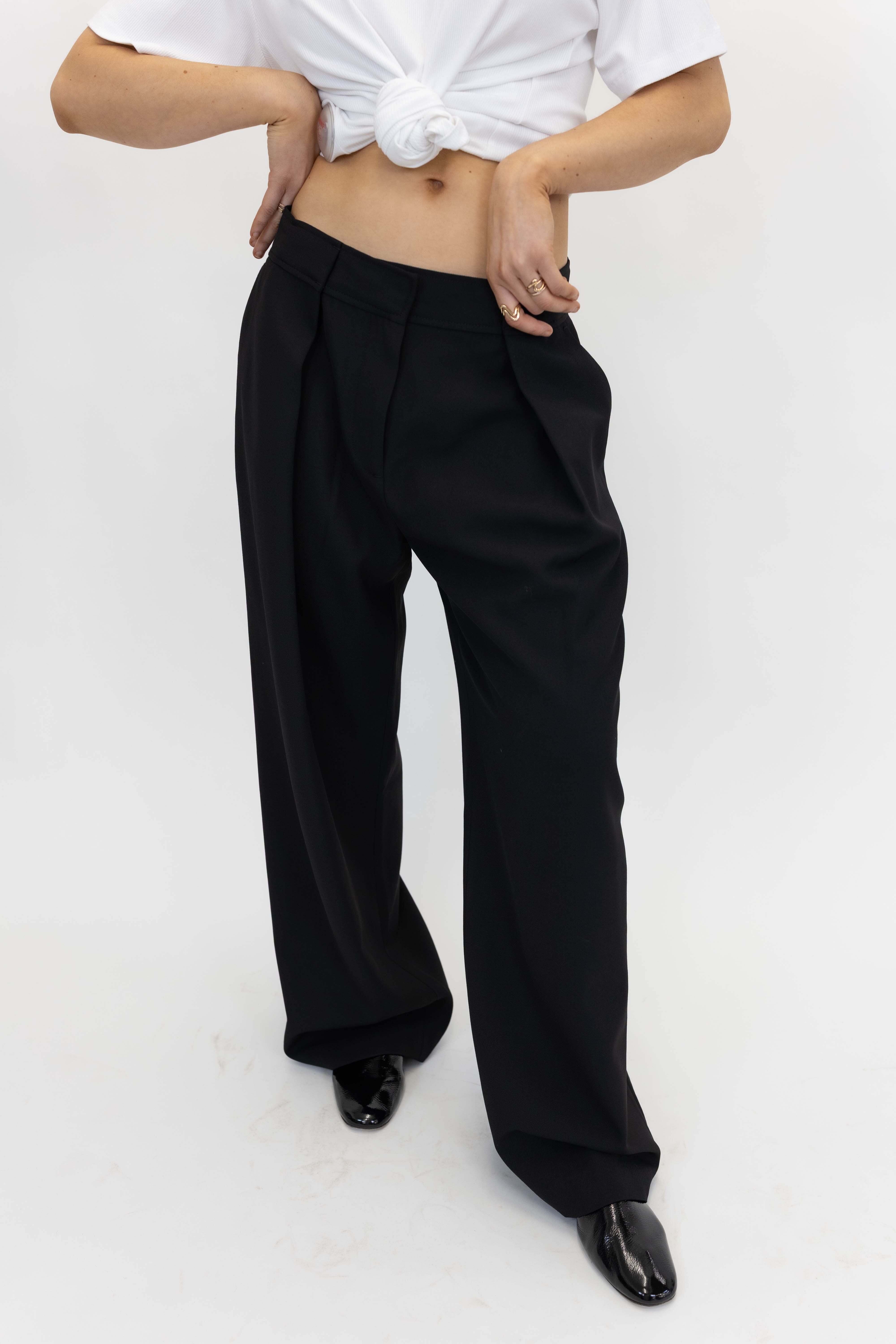 LULU TROUSERS IN BLACK PANTS WON HUNDRED