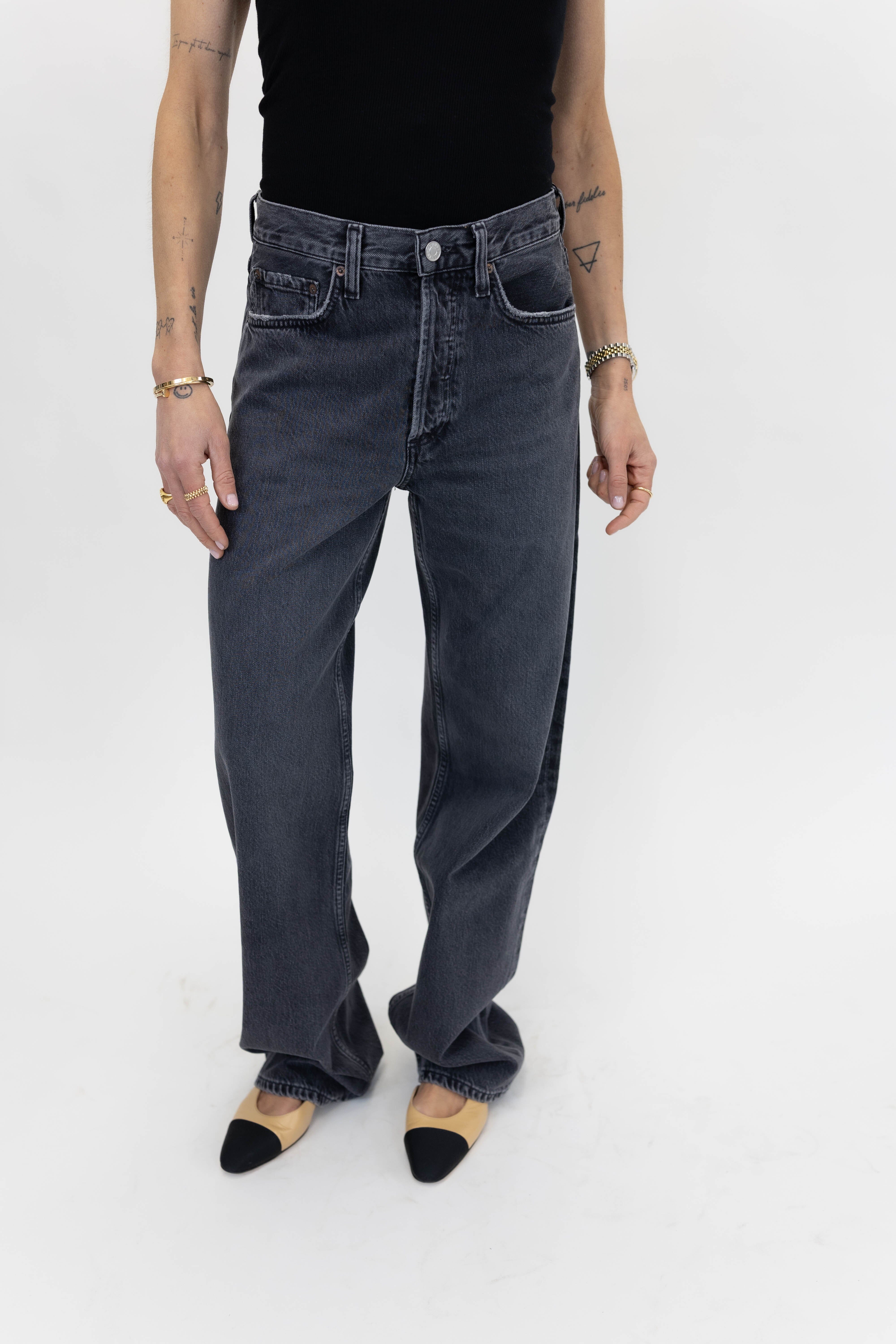 ARC LONG JEANS IN SYMBOLIC JEANS AGOLDE