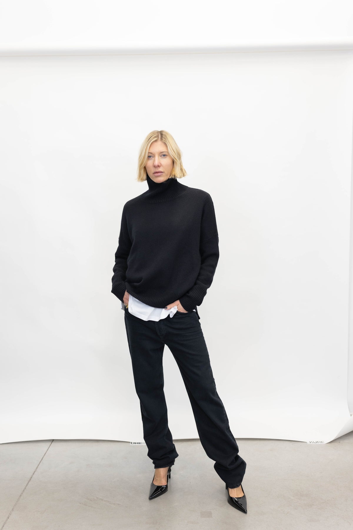 HEIDI CASHMERE ROLL NECK SWEATER SWEATER LISA YANG