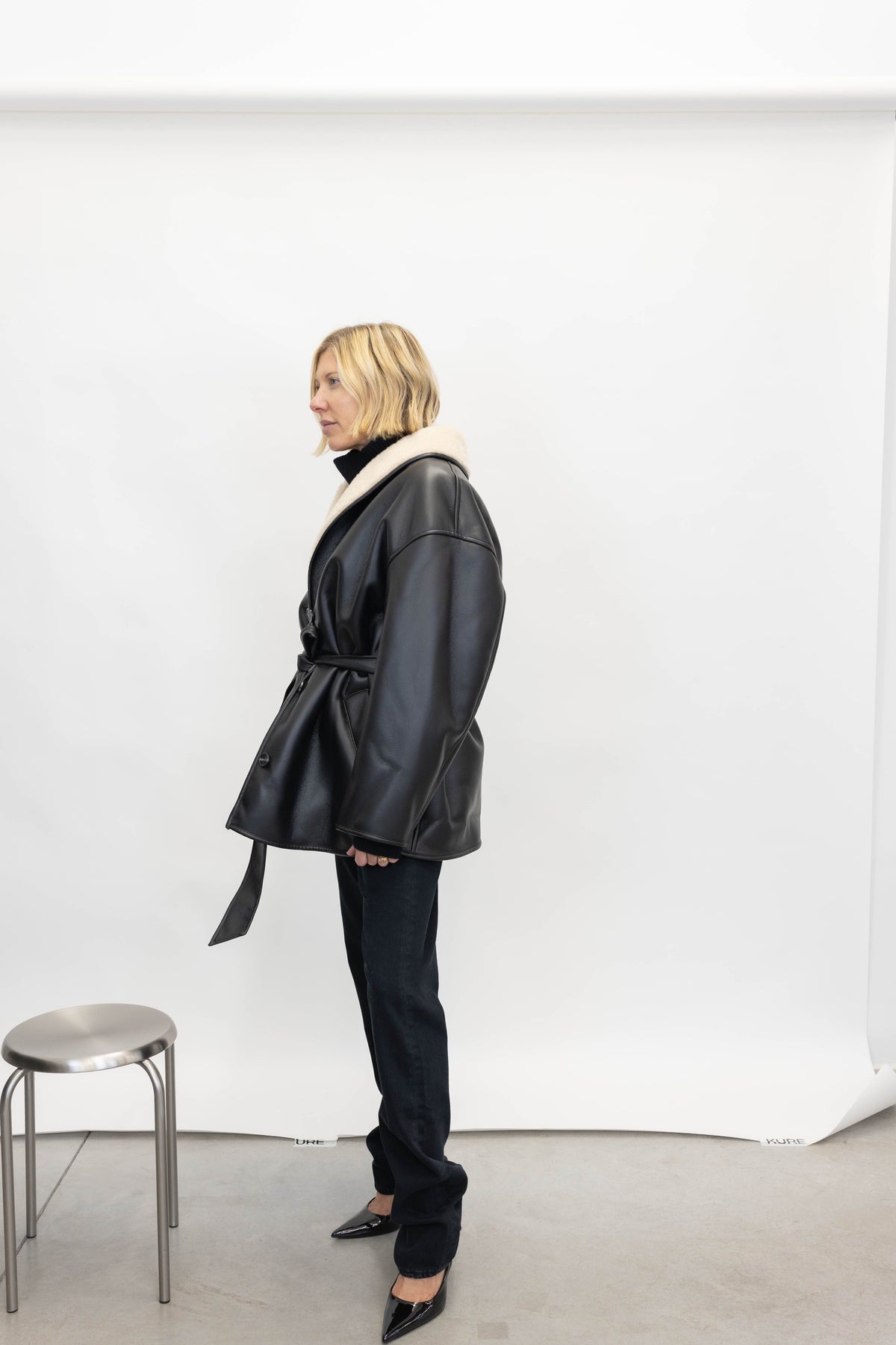 KATHI JACKET IN BLACK JACKET STAND STUDIO
