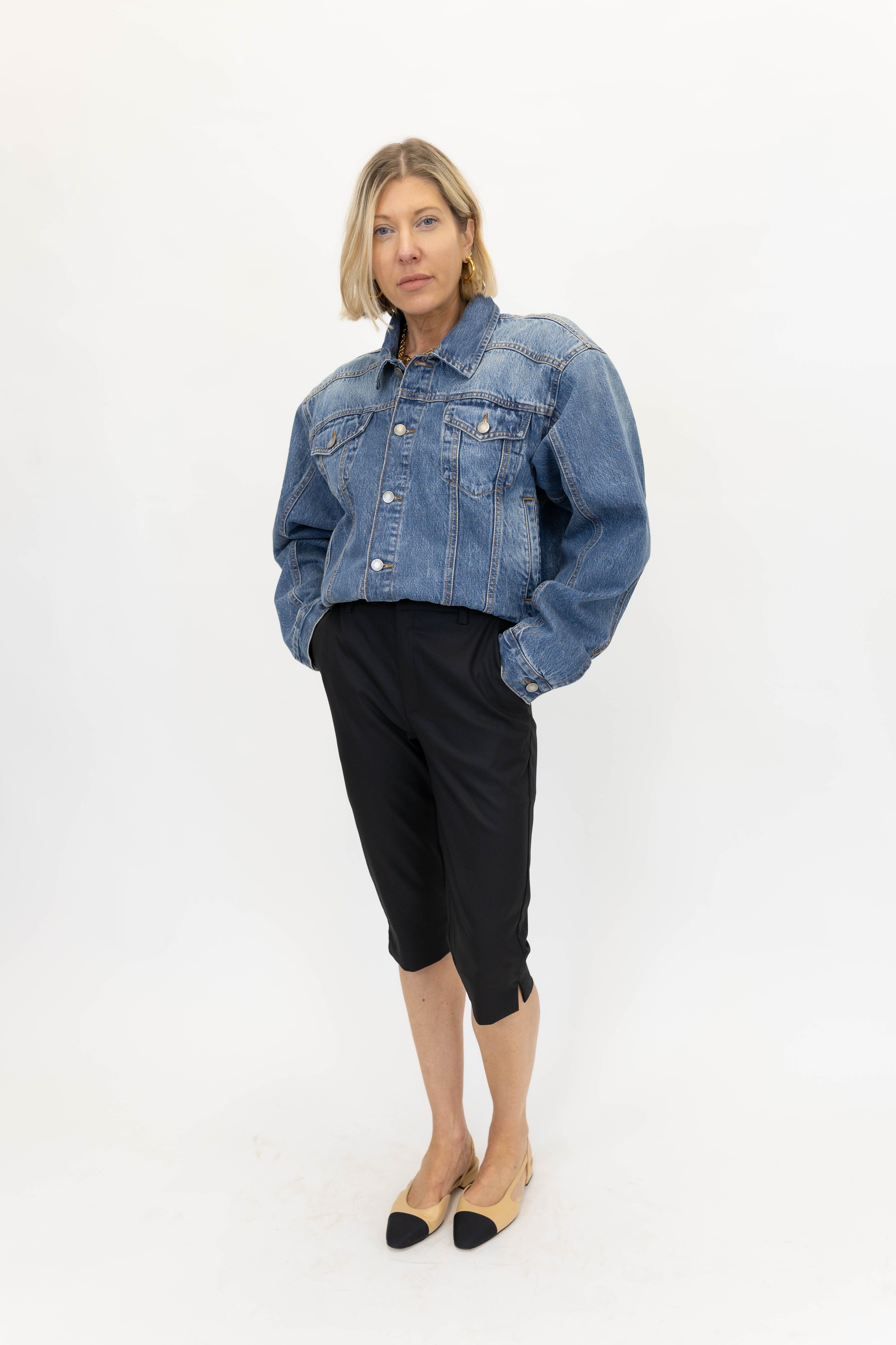 HAIKURE-RENEE JACKET-DARK WASH JACKET HAIKURE