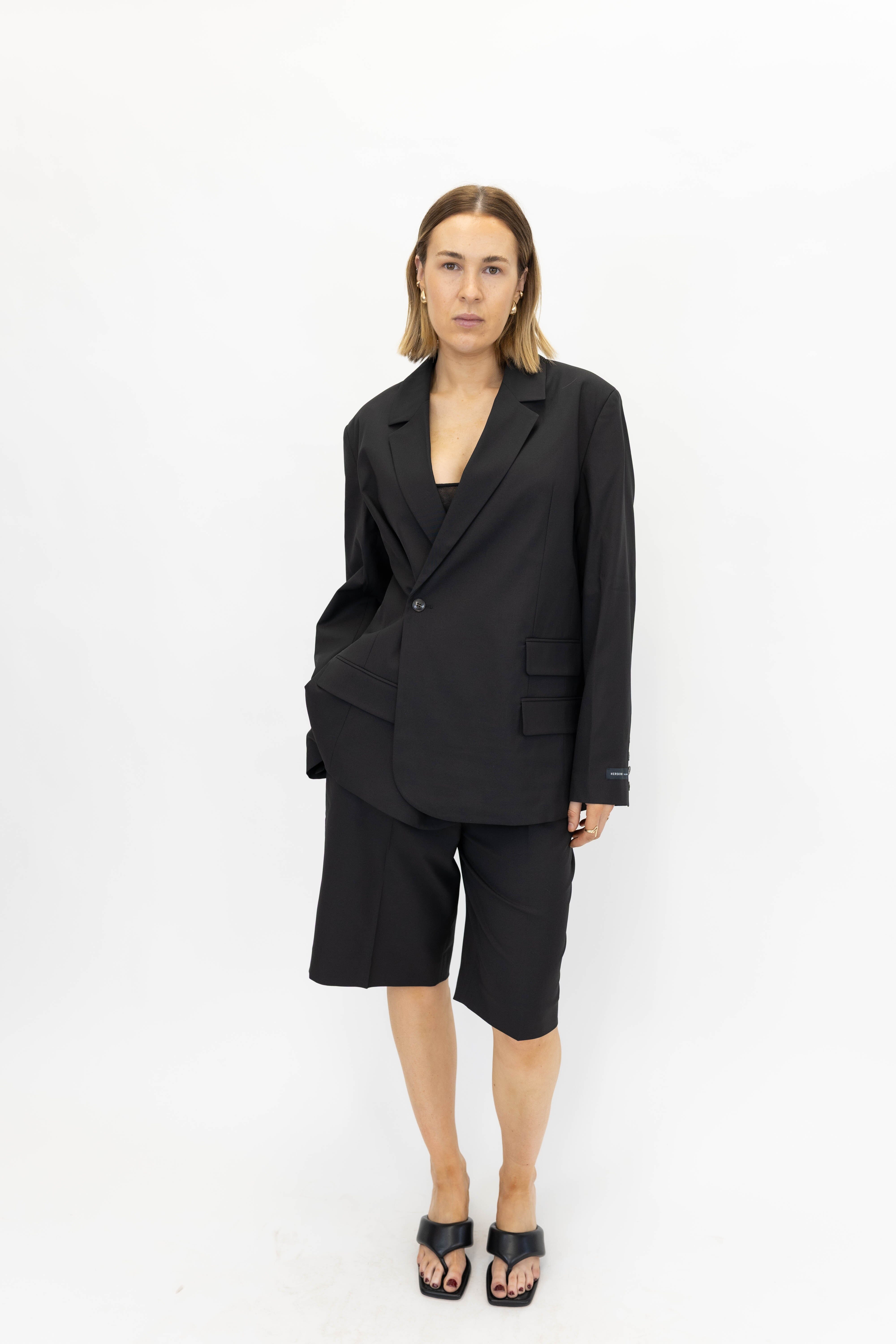 AMALFI BLAZER BLACK BLAZER HERSKIND