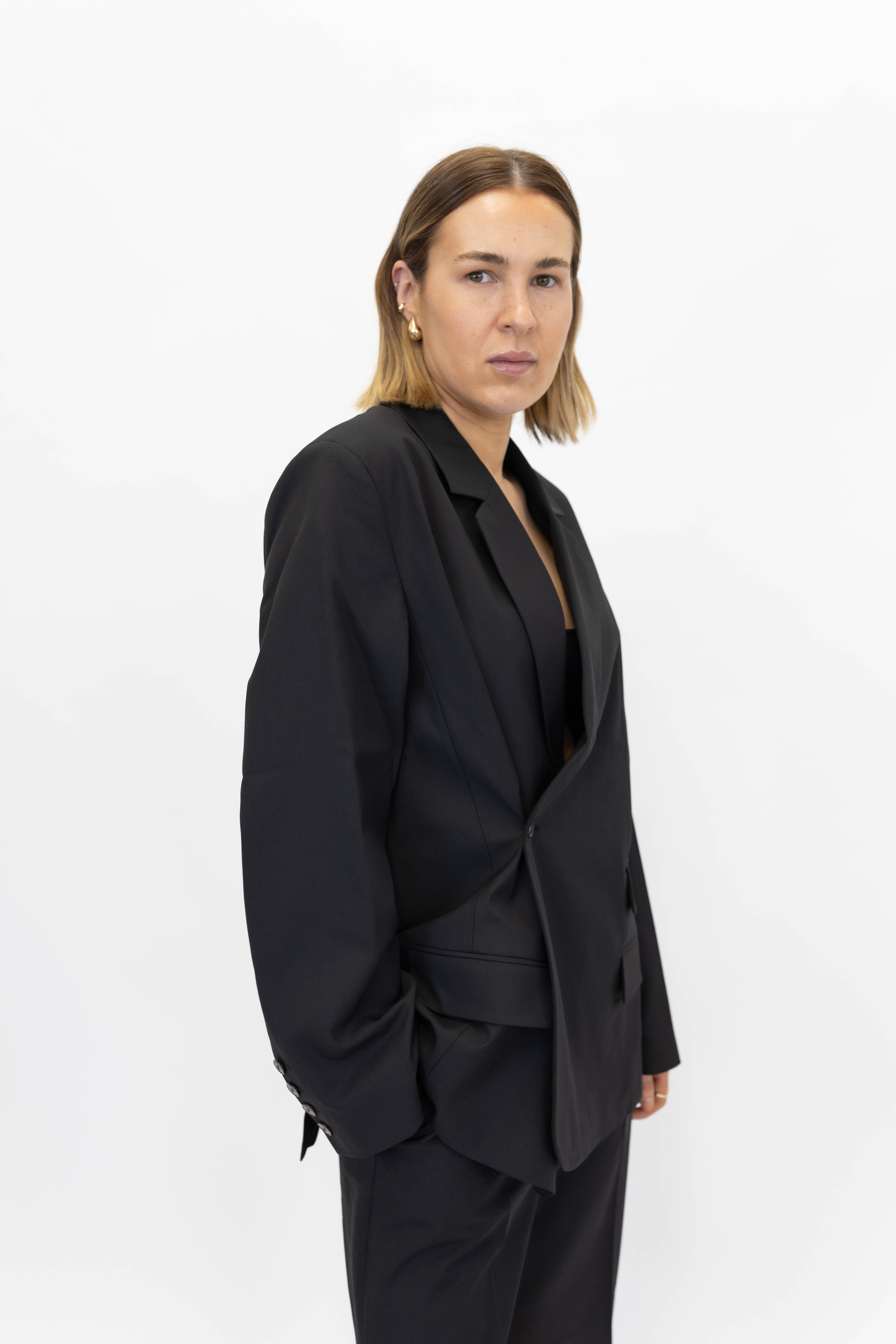 AMALFI BLAZER BLACK BLAZER HERSKIND