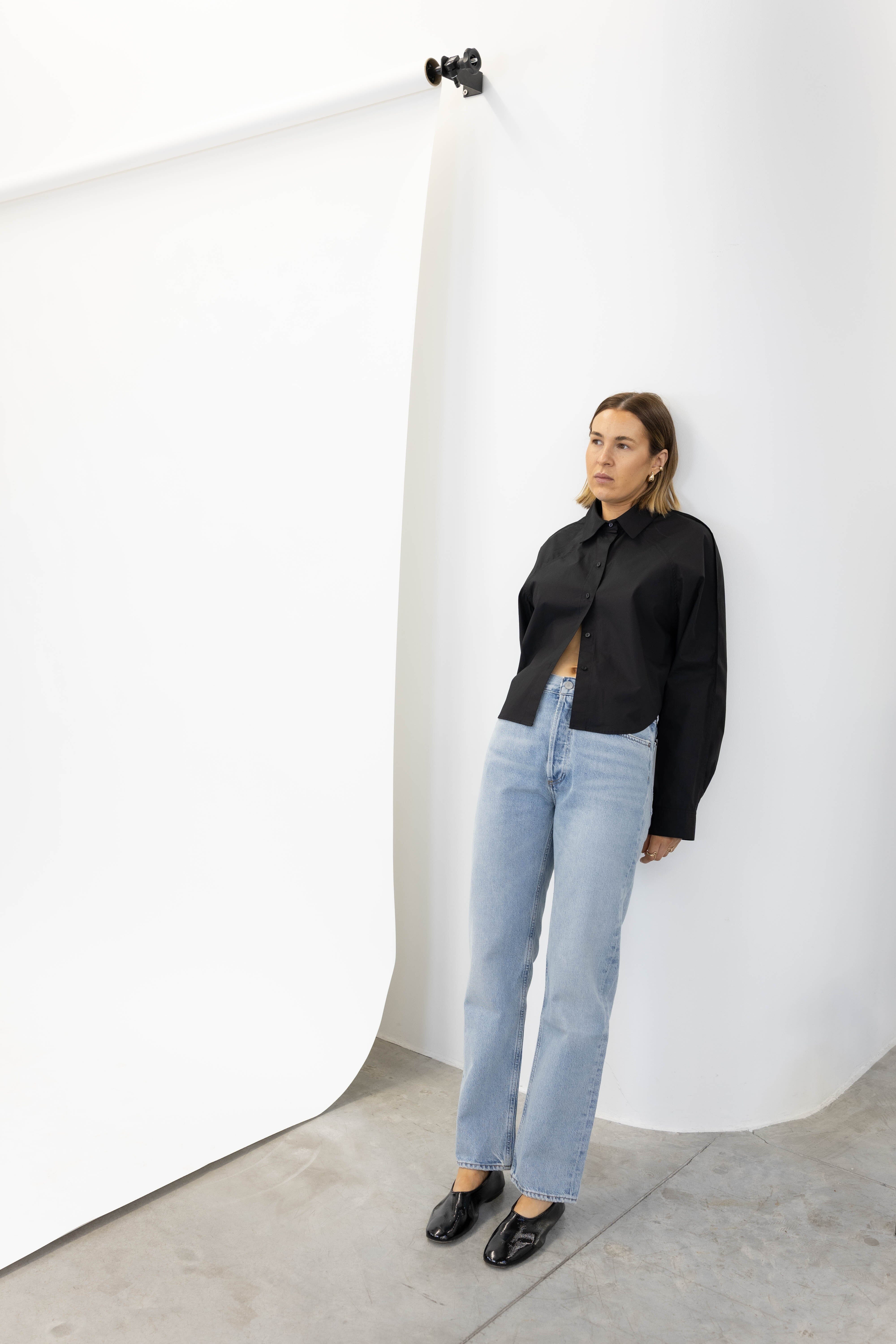 ELSIE SHIRT IN BLACK SHIRT HERSKIND