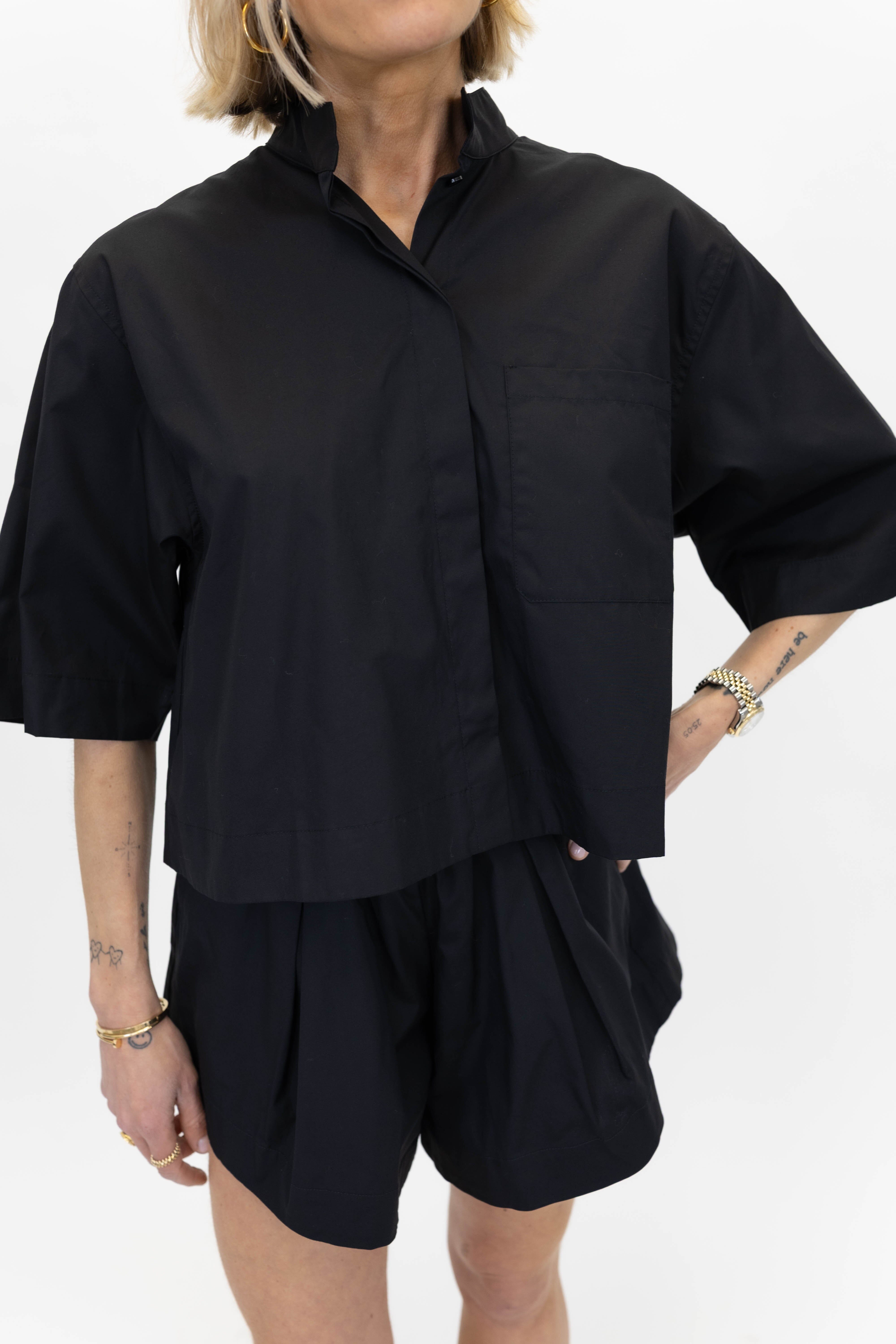 JENESSA SHIRT IN BLACK SHIRT STYLEIN