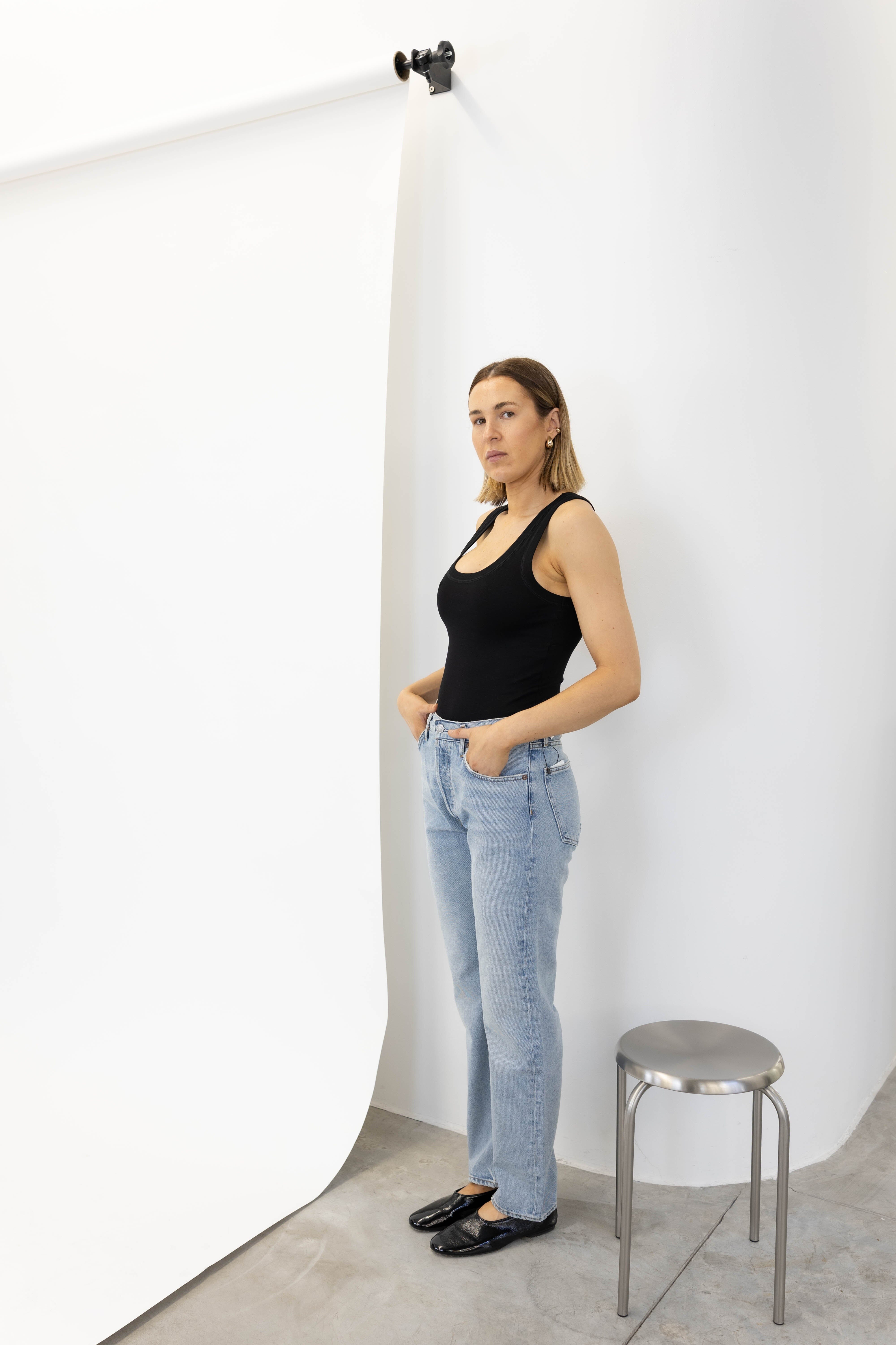SANDRA TOP IN BLACK TOP HERSKIND