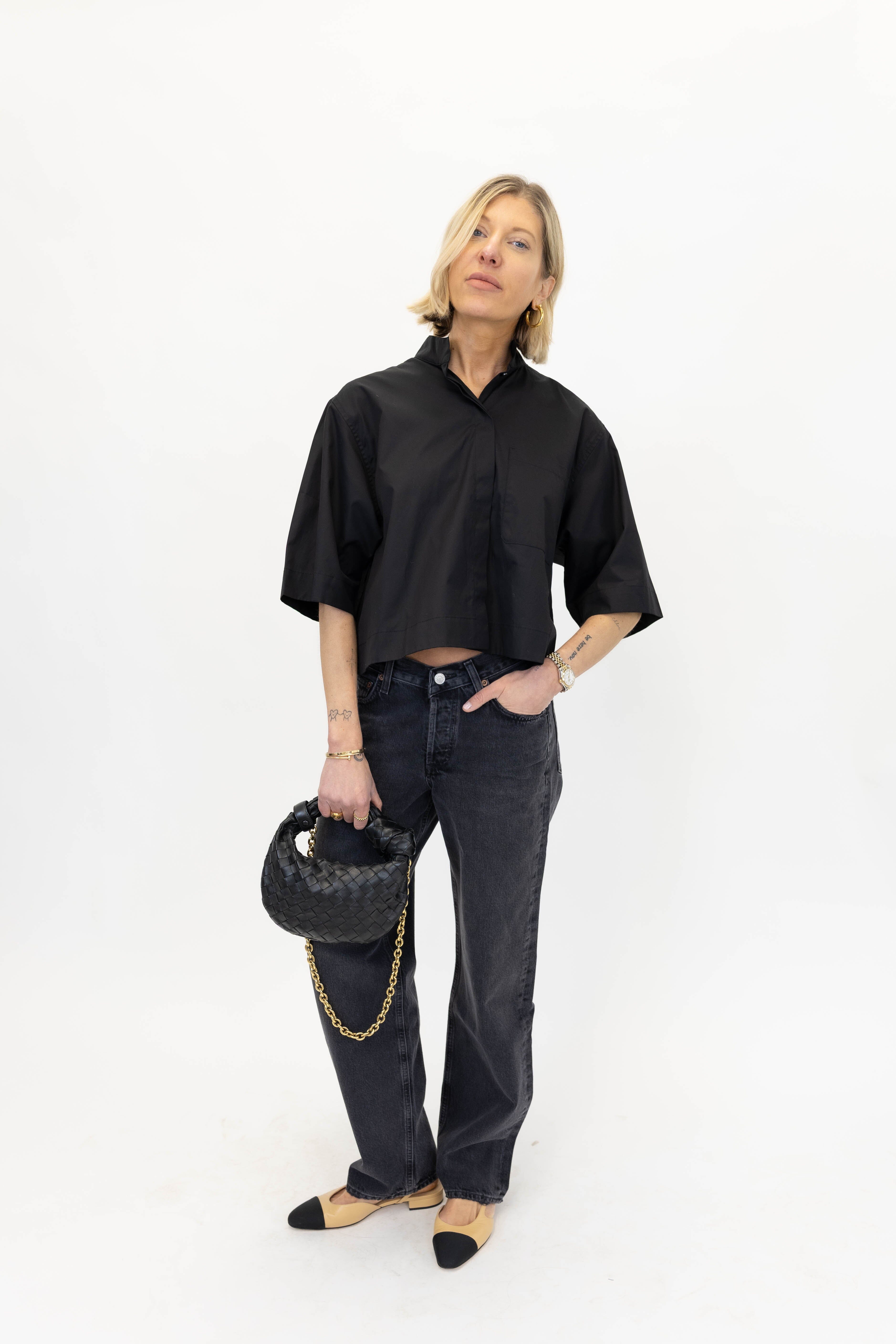 V-WAIST BAGGY JEANS IN HITCH JEANS AGOLDE