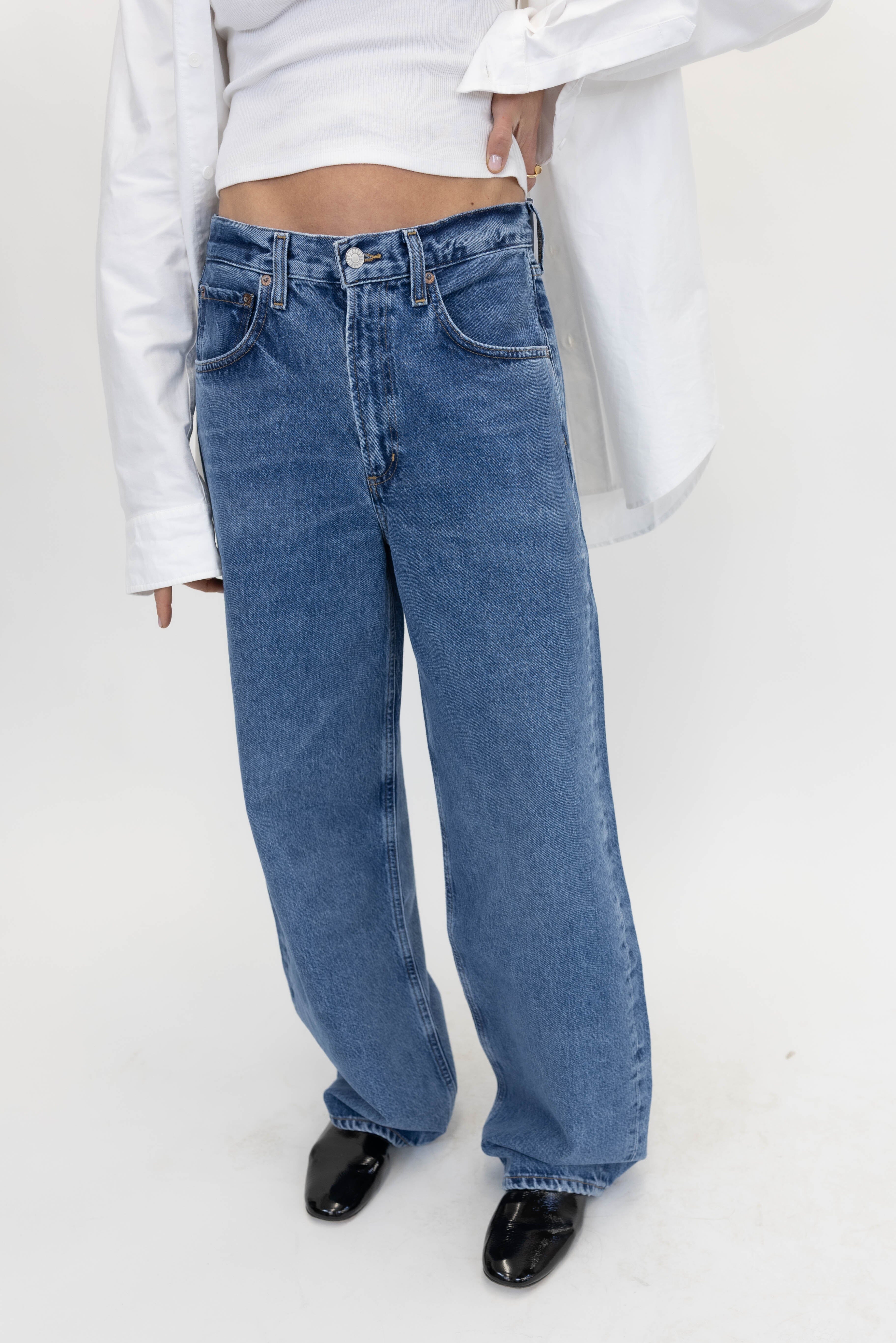 LOW CURVE JEAN IN MYTH JEANS AGOLDE