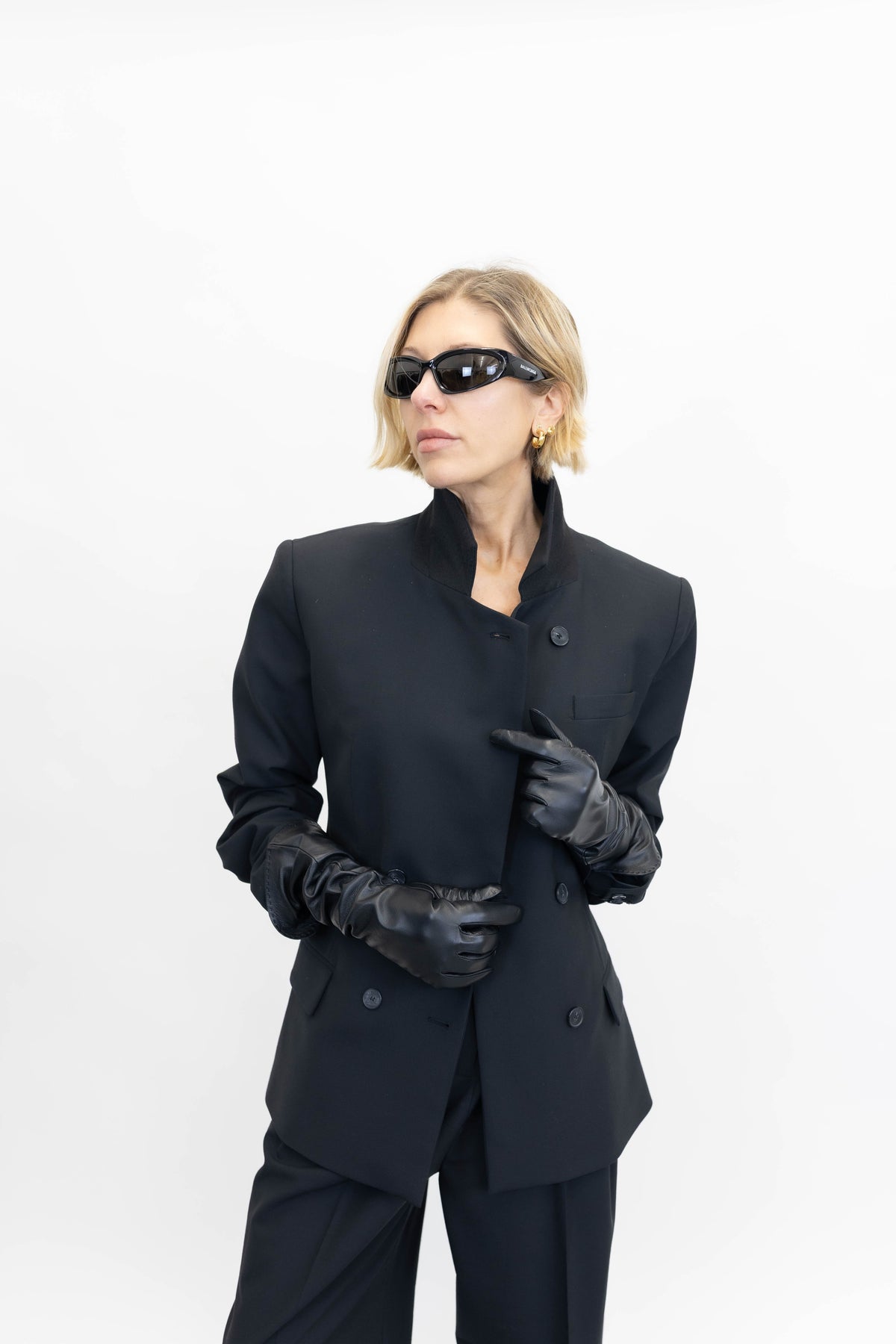 GEMILO LEATHER GLOVES IN BLACK GLOVES BY MALENE BIRGER