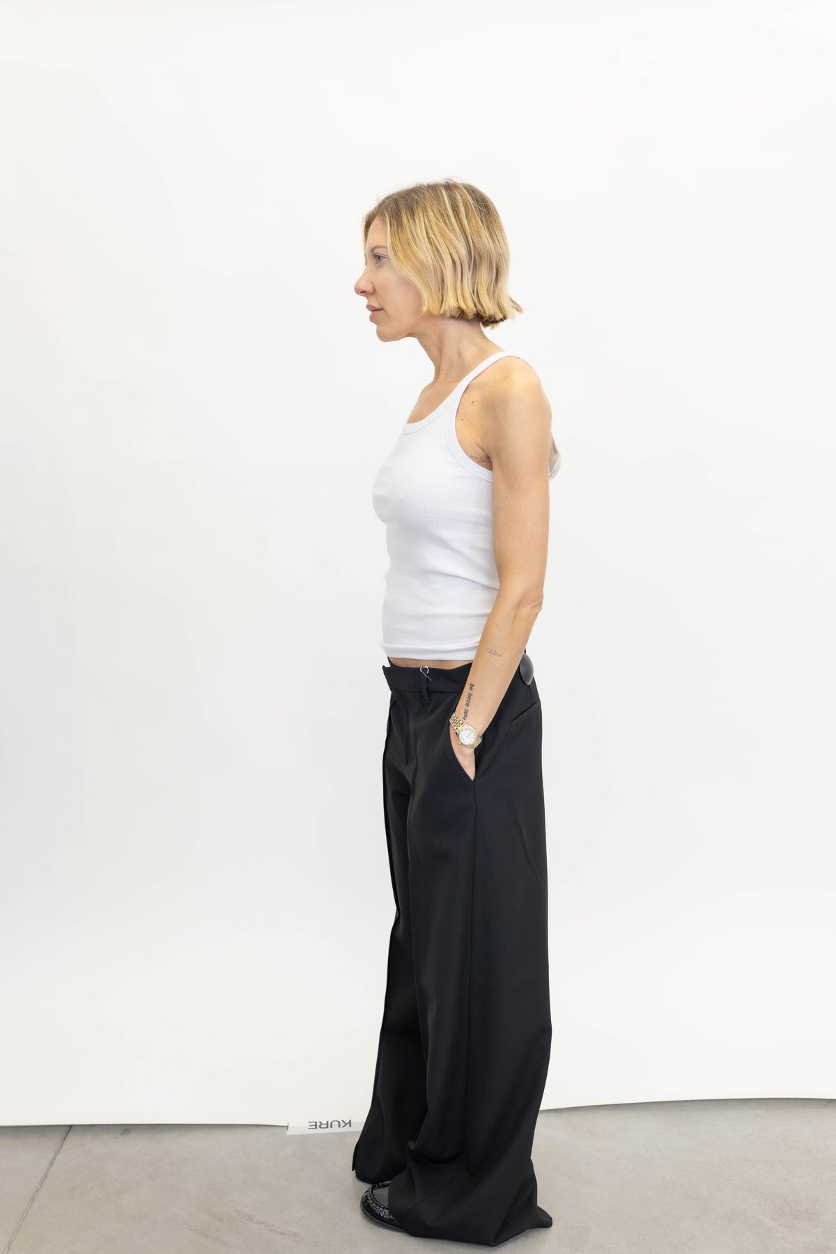 PALISSO RIBBED TANK TOP TOP IRO