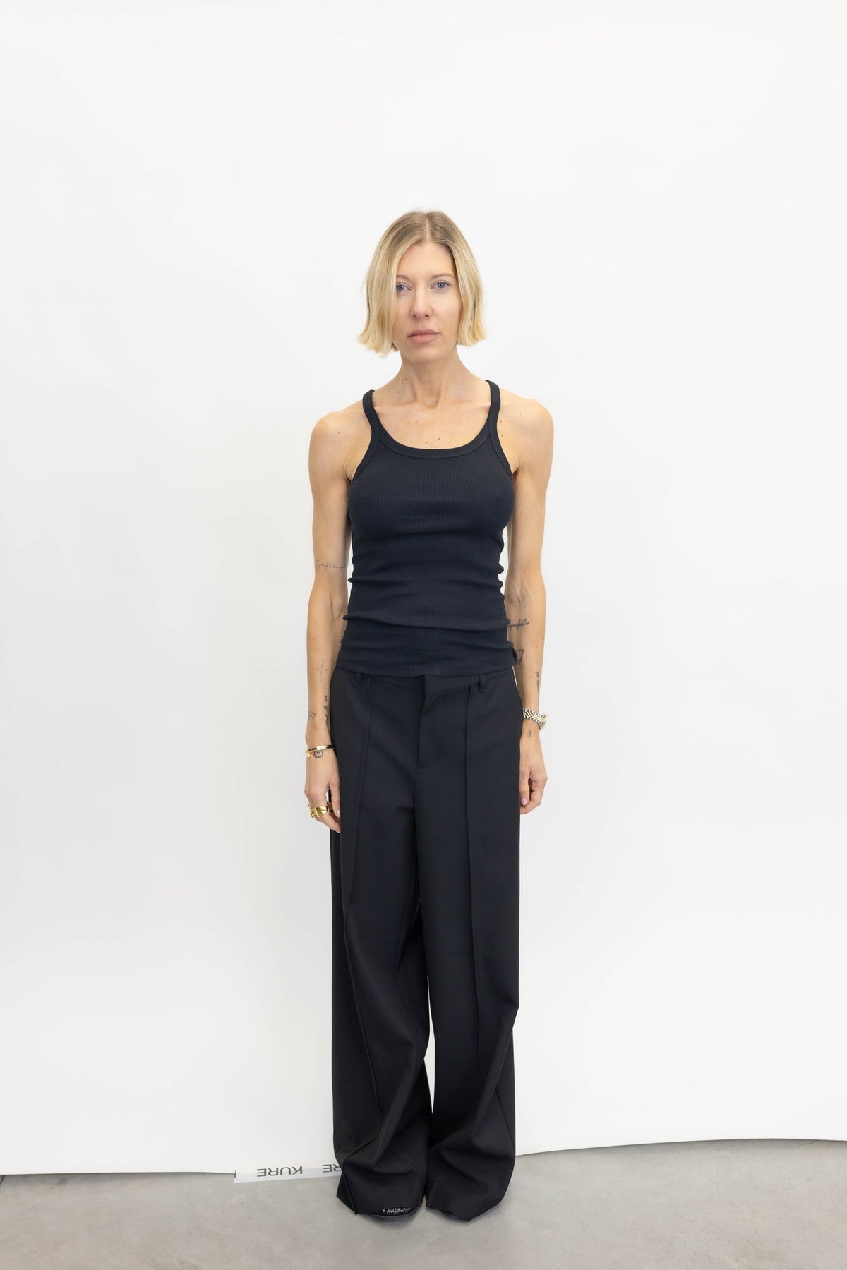 PALISSO TOP IN BLACK TOP IRO