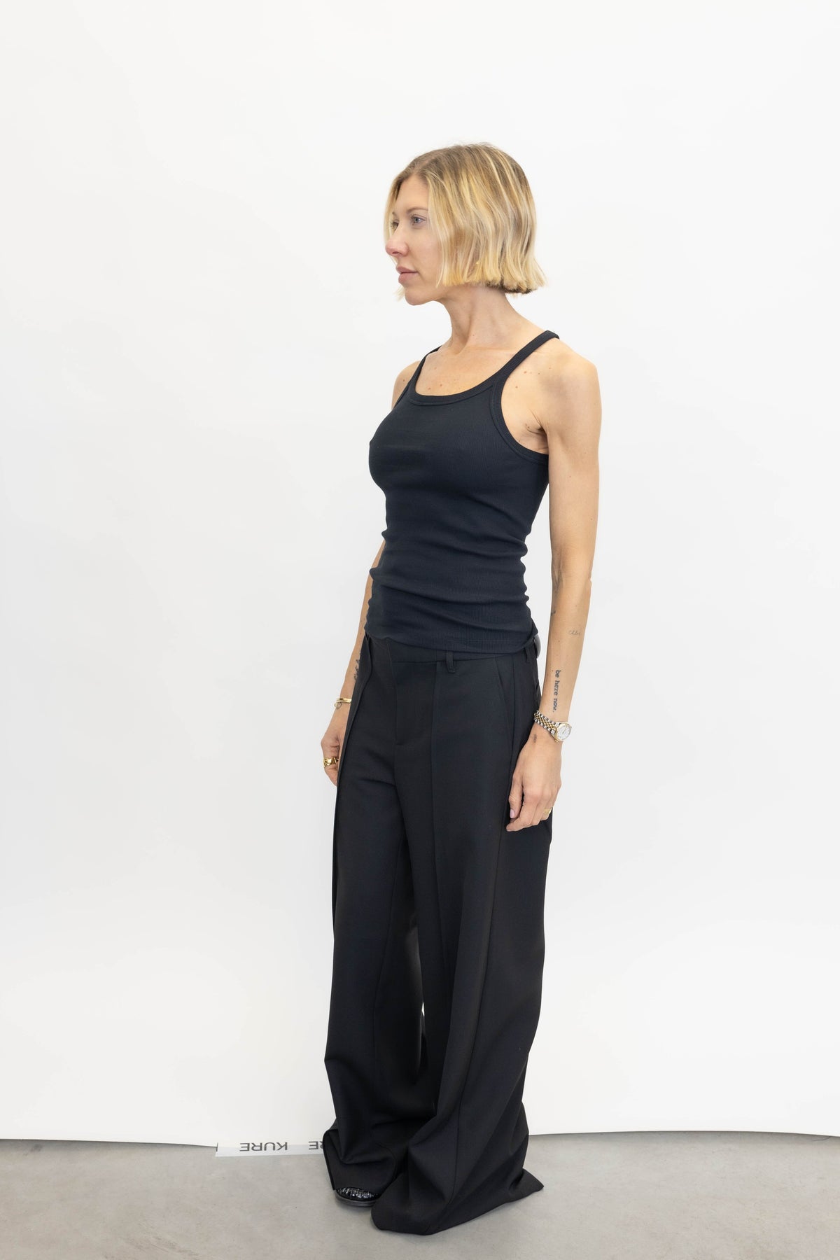 PALISSO TOP IN BLACK TOP IRO