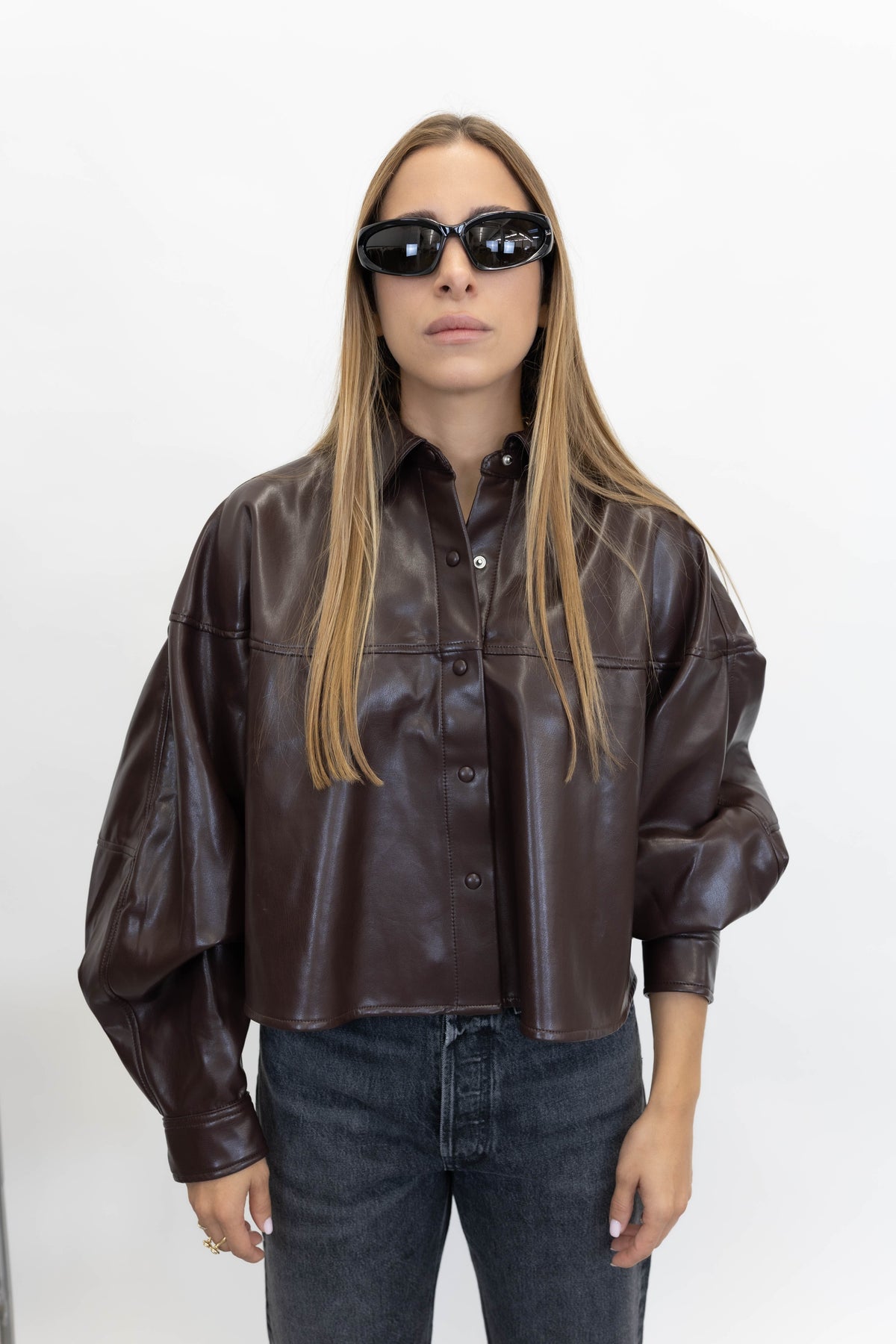 AGNES SHIRT IN MADERA SHIRT AGOLDE