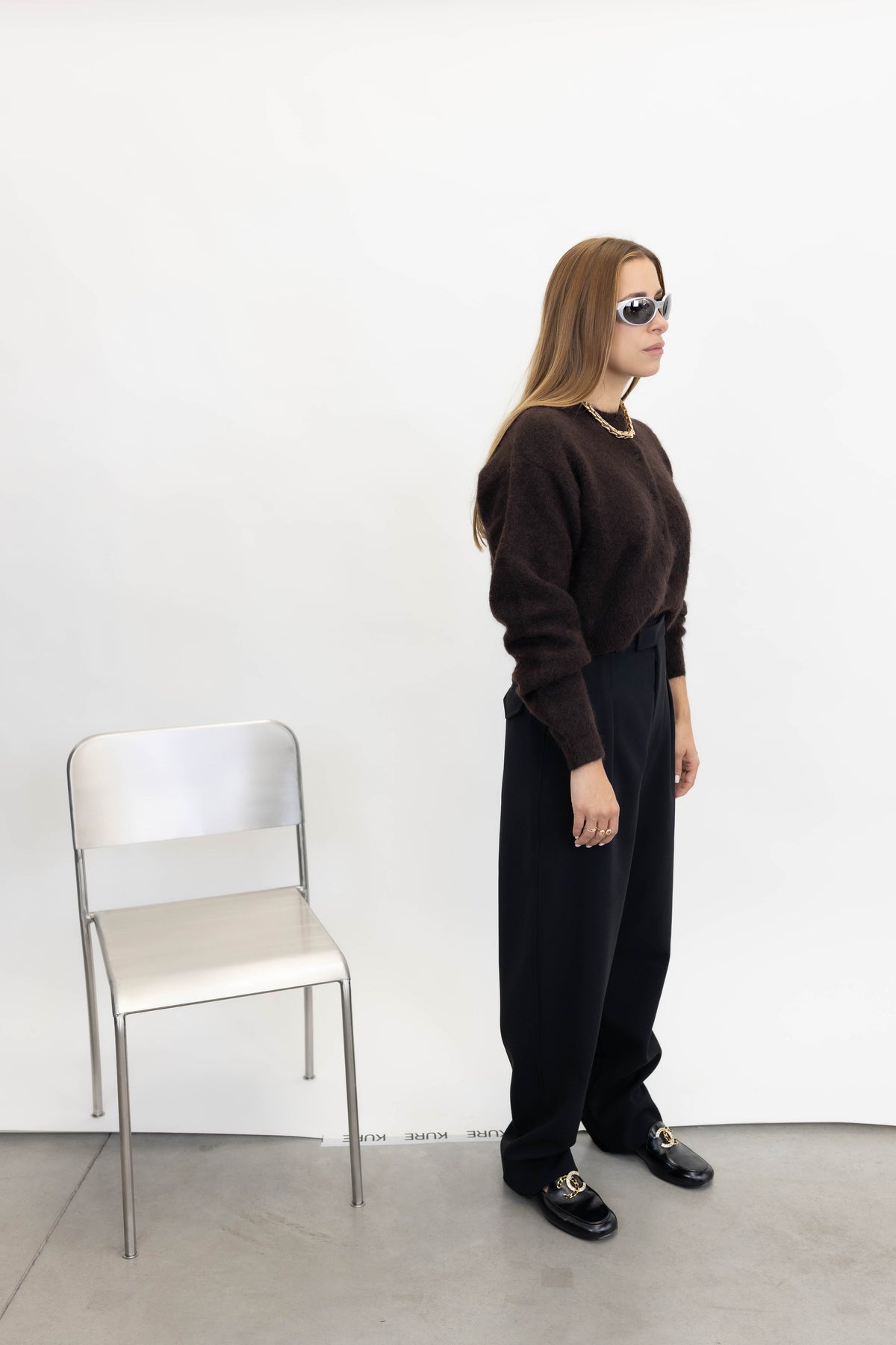 DEBBIE CARDIGAN IN GANACHE/BROWN CARDIGAN GESTUZ
