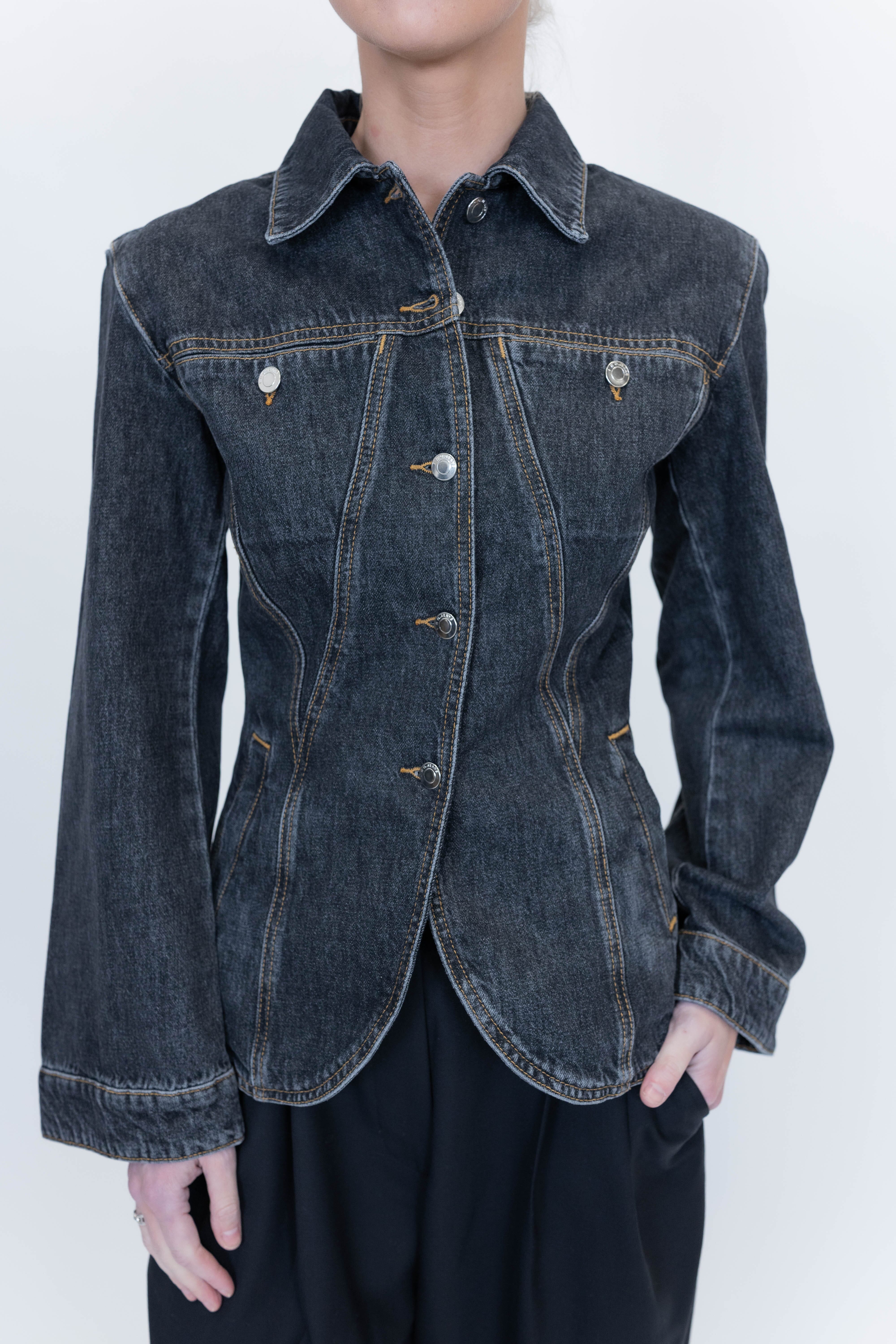 ILOAN JACKET IN STEEL DENIM JACKET IRO