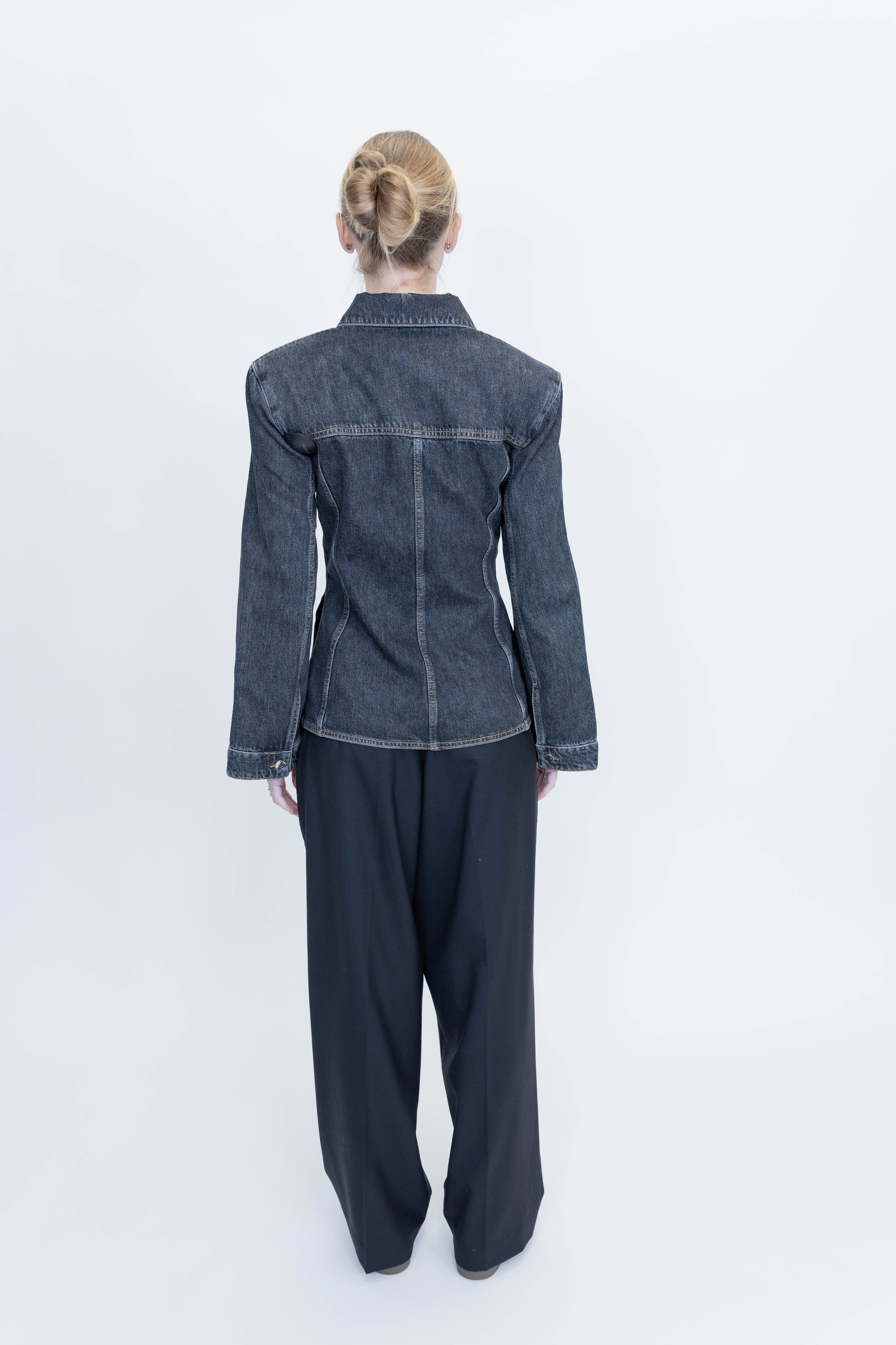 ILOAN JACKET IN STEEL DENIM JACKET IRO