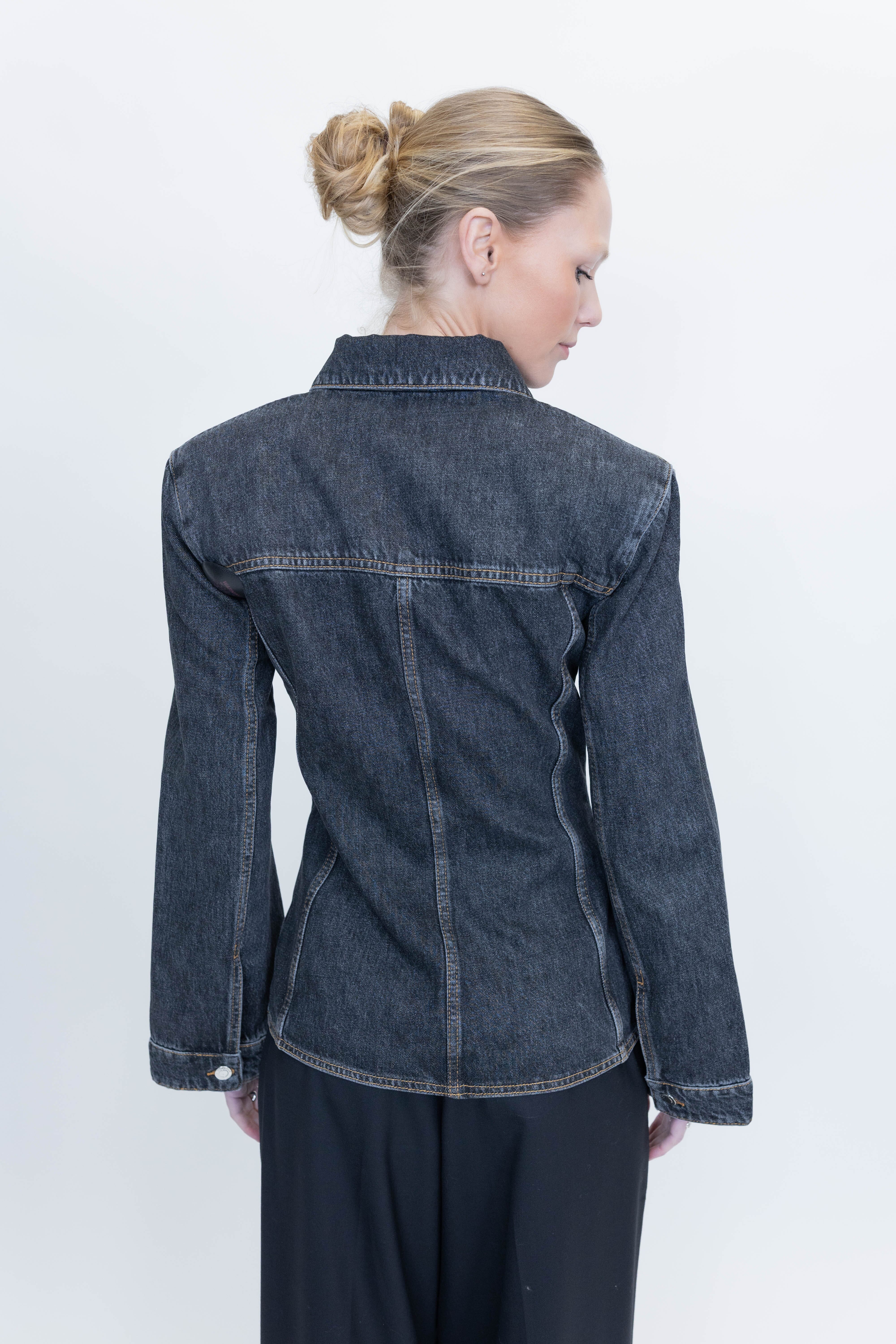 ILOAN JACKET IN STEEL DENIM JACKET IRO