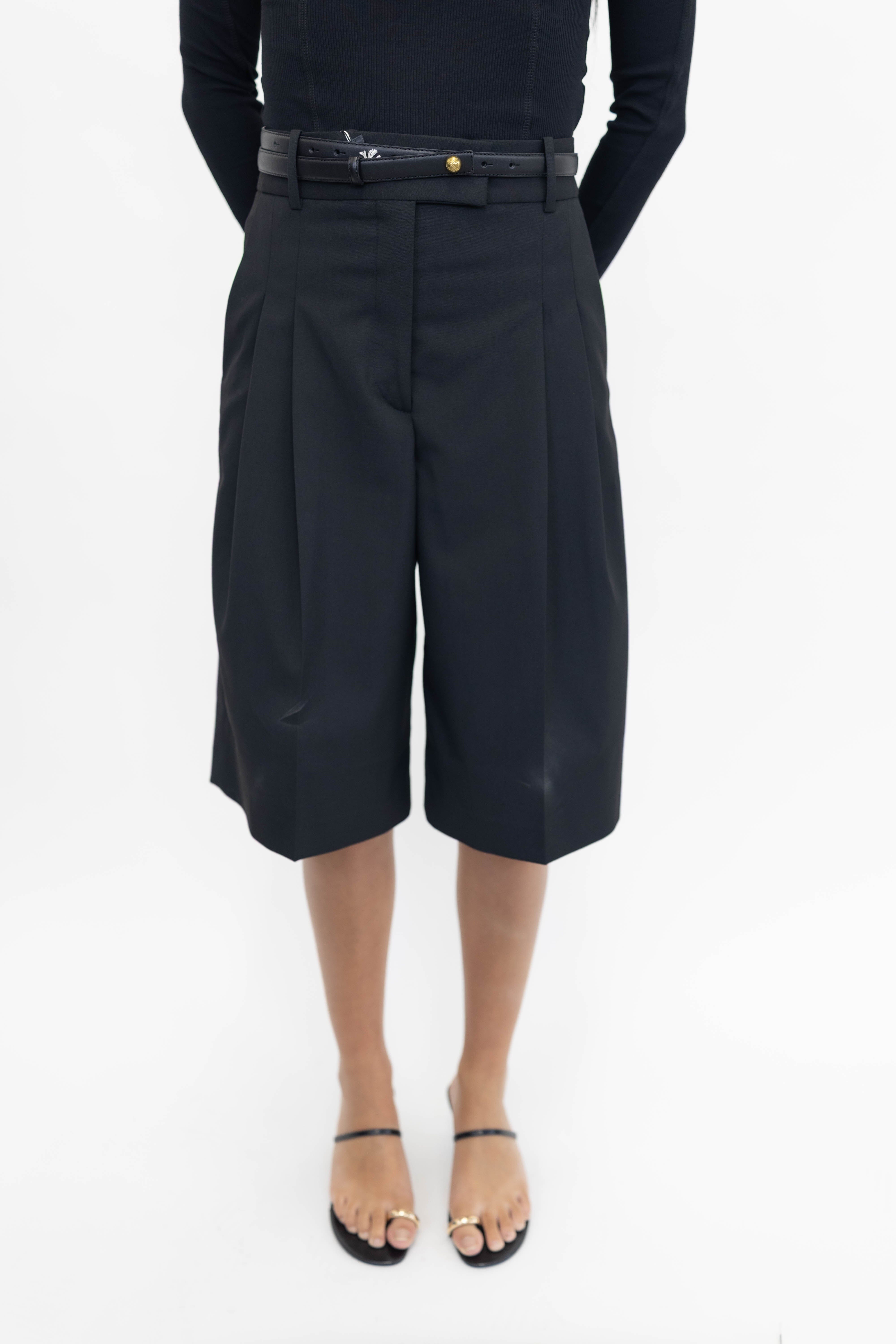 CYMBARIA SHORT IN BLACK SHORT MALENE BIRGER