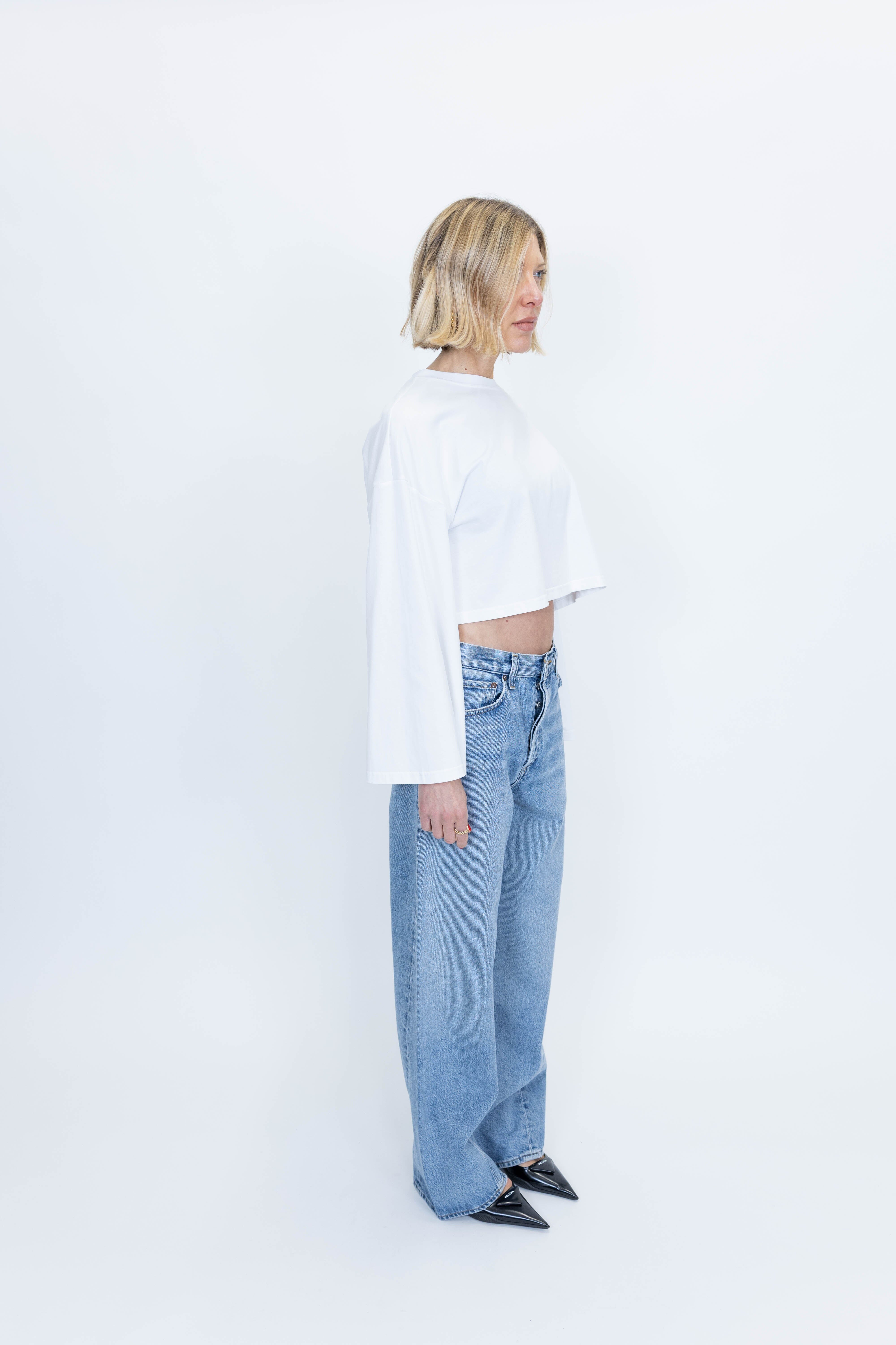 TWIST LEG LOW SLUNG BAGGY IN STAGE JEANS AGOLDE