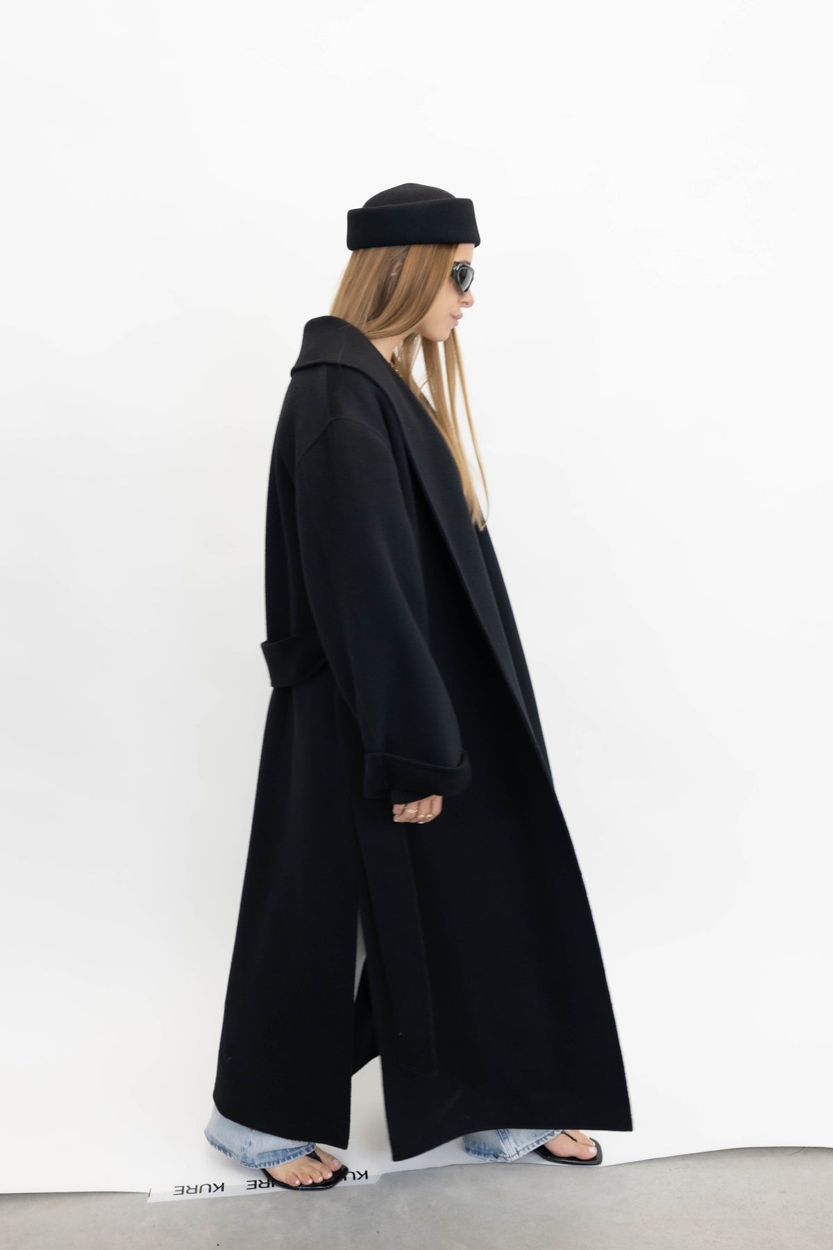 TRULLEM COAT IN BLACK COAT BY MALENE BIRGER