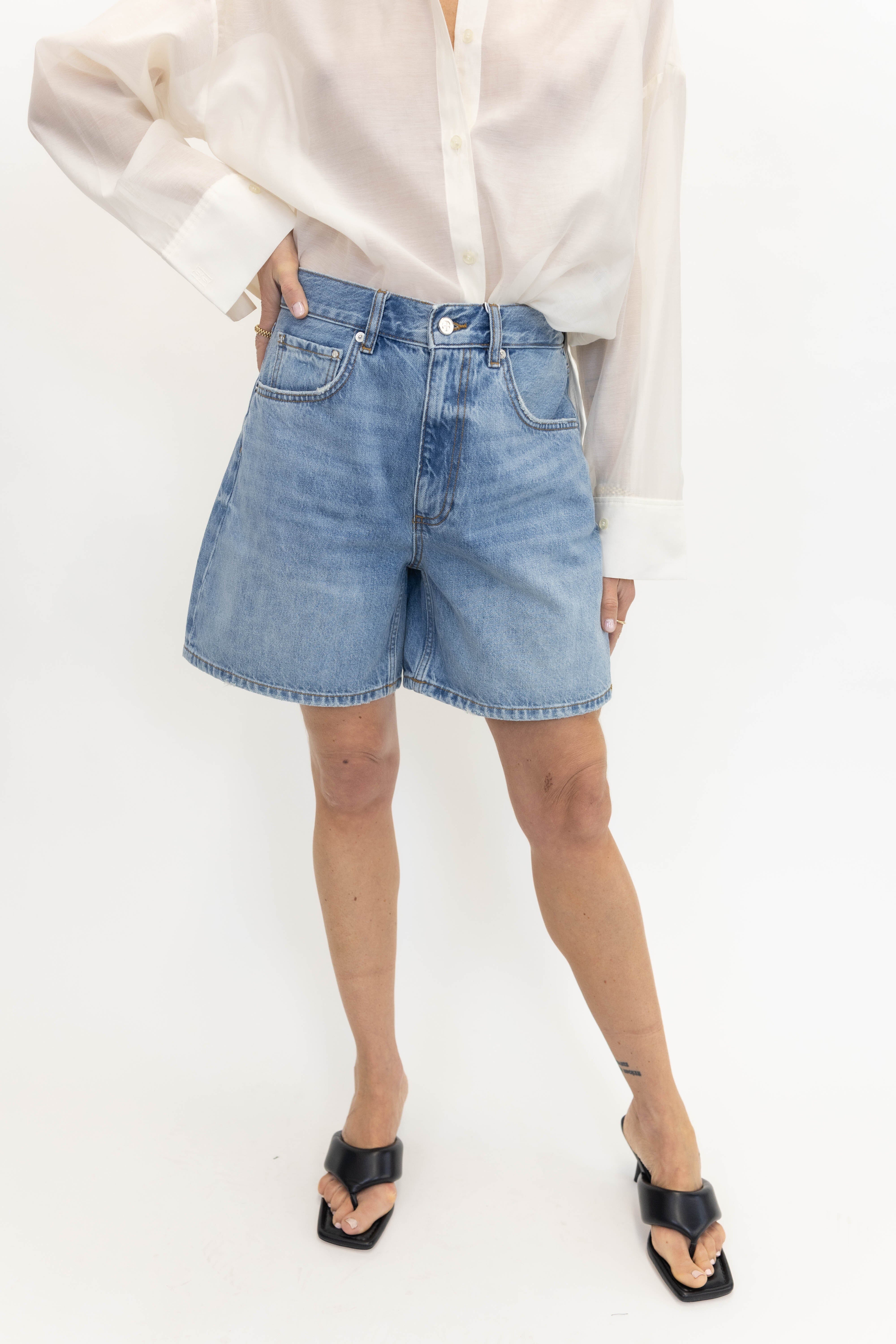 HEATH SHORT IN CASPIAN BLUE SHORT ANINE BING