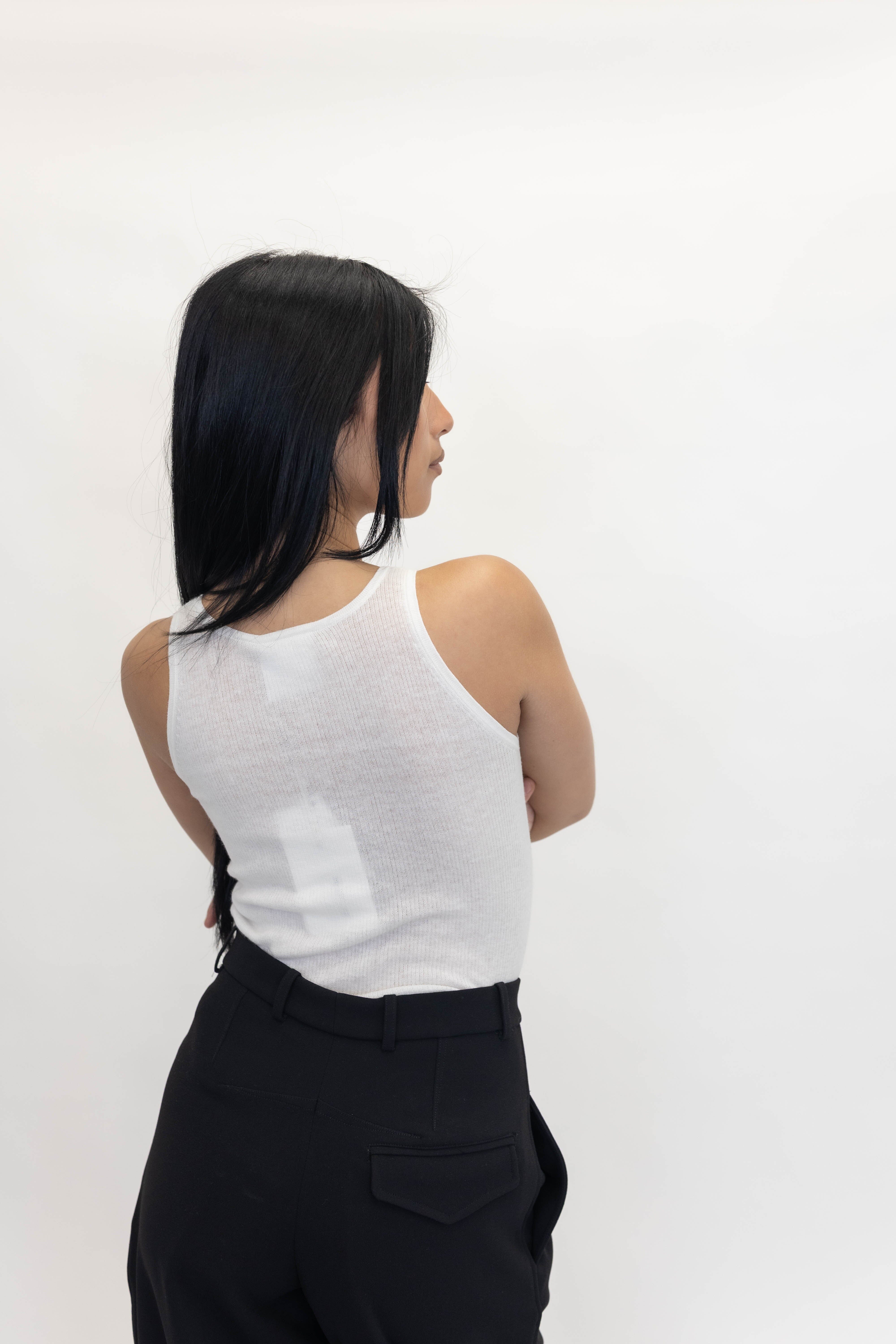 INES FINE RIB TANK TOP TOP ONE & OTHER