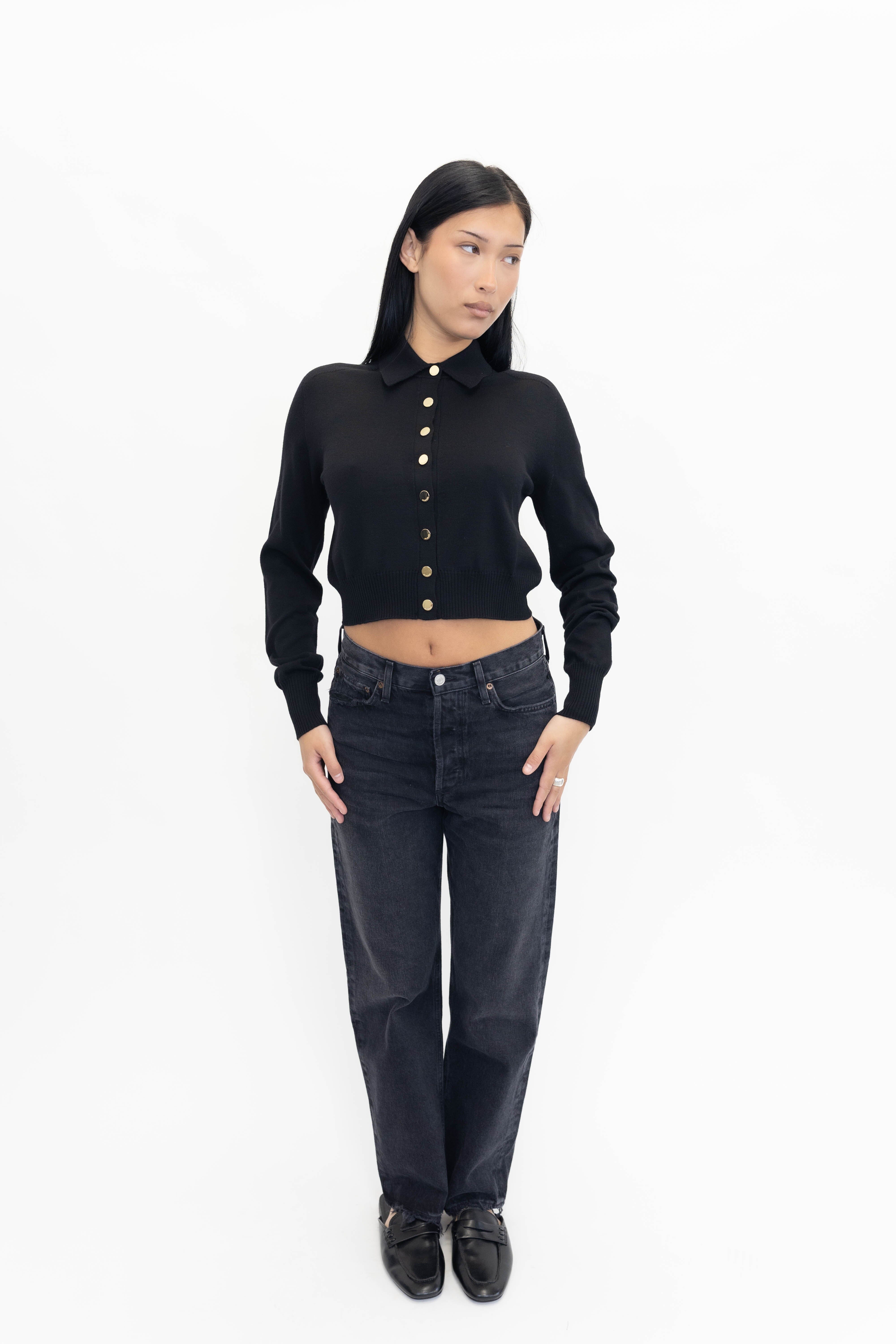 90’S MID RISE STRAIGHT IN TAR JEANS AGOLDE