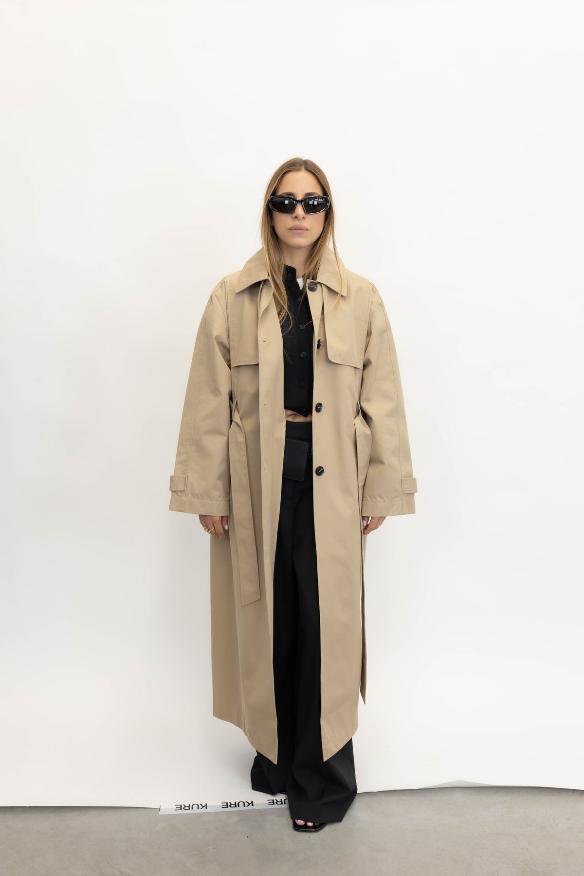 TENNA TRENCHCOAT IN BEIGE COAT WON HUNDRED