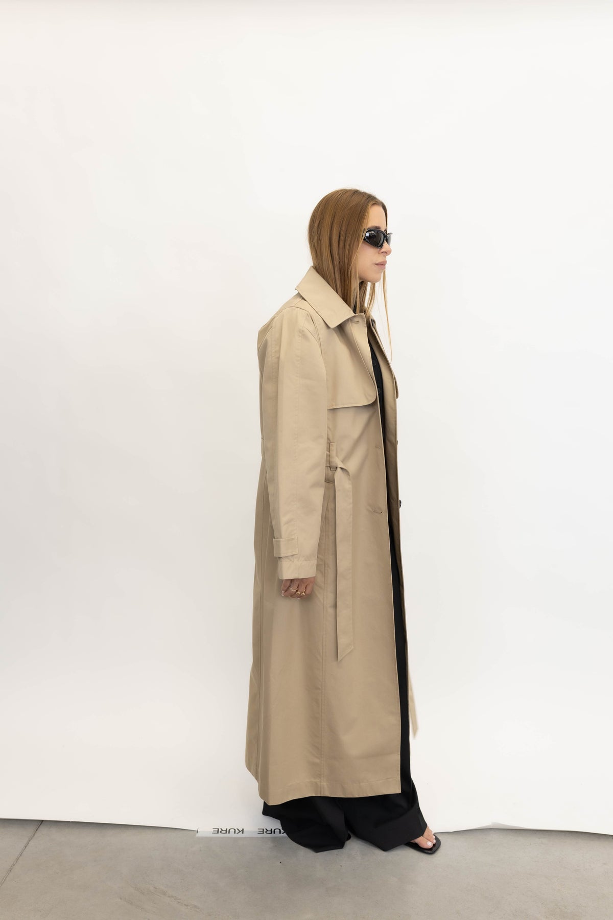 TENNA TRENCHCOAT IN BEIGE COAT WON HUNDRED