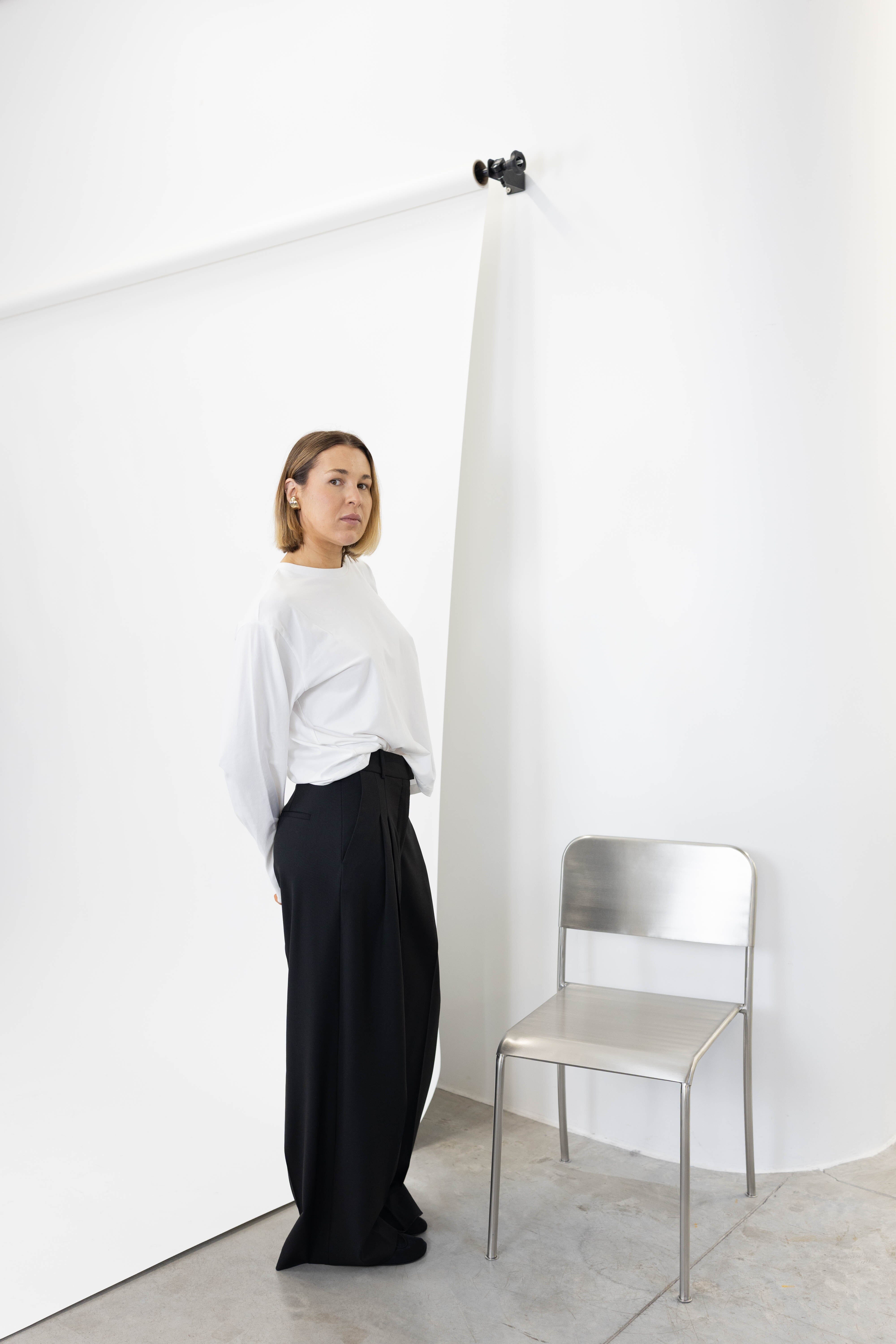 TIMA LS TEE IN BRIGHT WHITE T-SHIRT GESTUZ