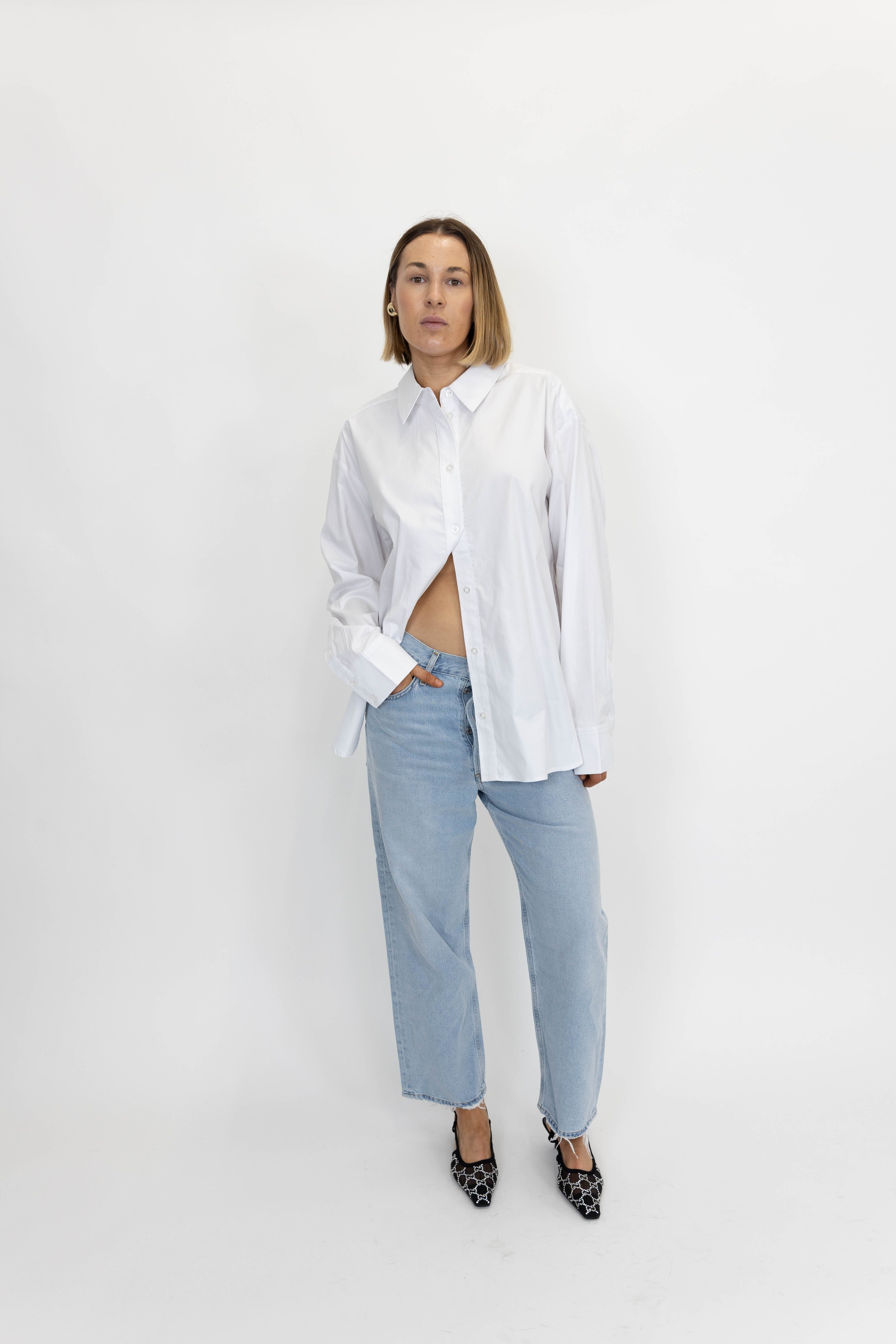 YORK SHIRT IN BRIGHT WHITE SHIRT GESTUZ