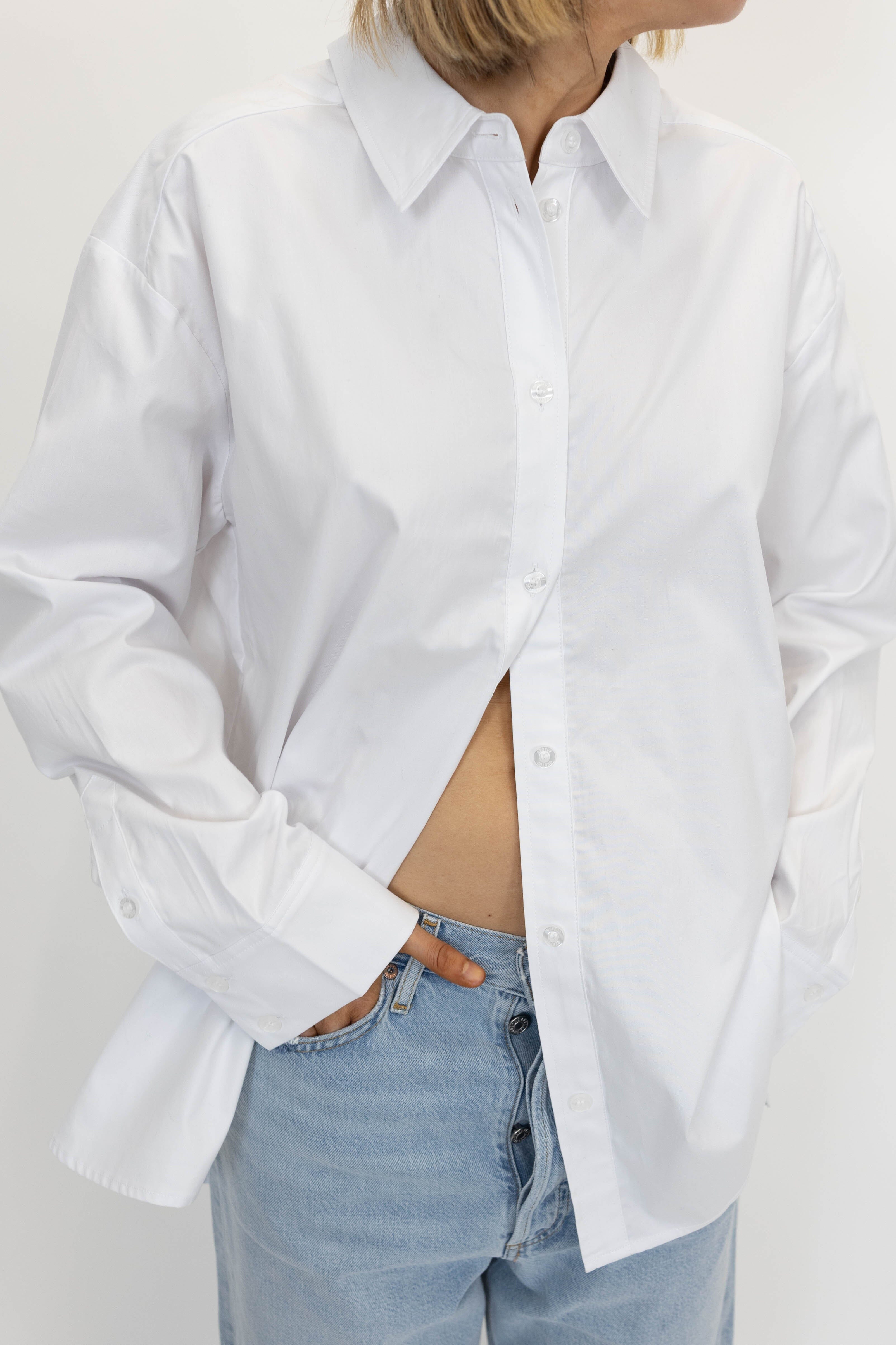 YORK SHIRT IN BRIGHT WHITE SHIRT GESTUZ