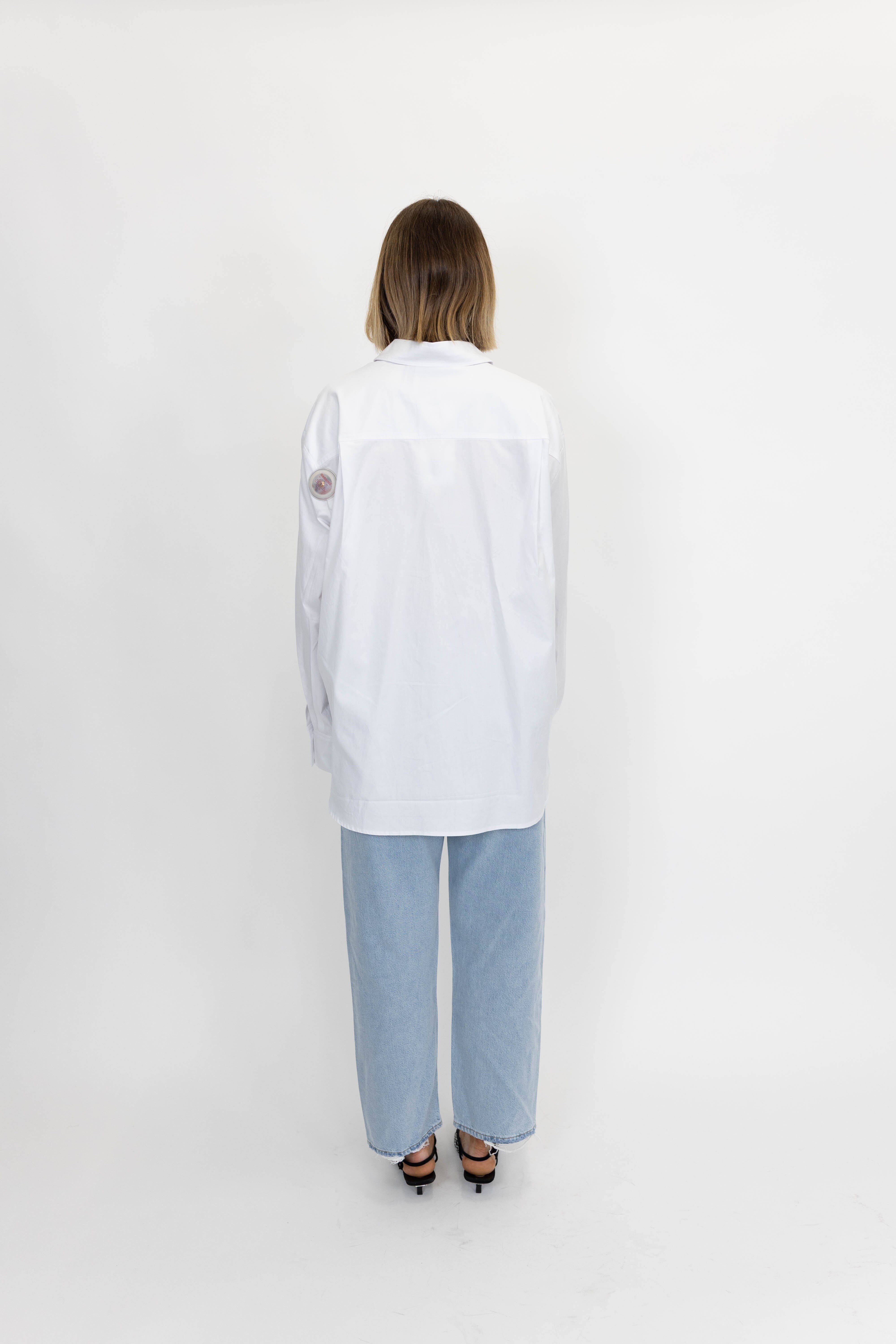 YORK SHIRT IN BRIGHT WHITE SHIRT GESTUZ