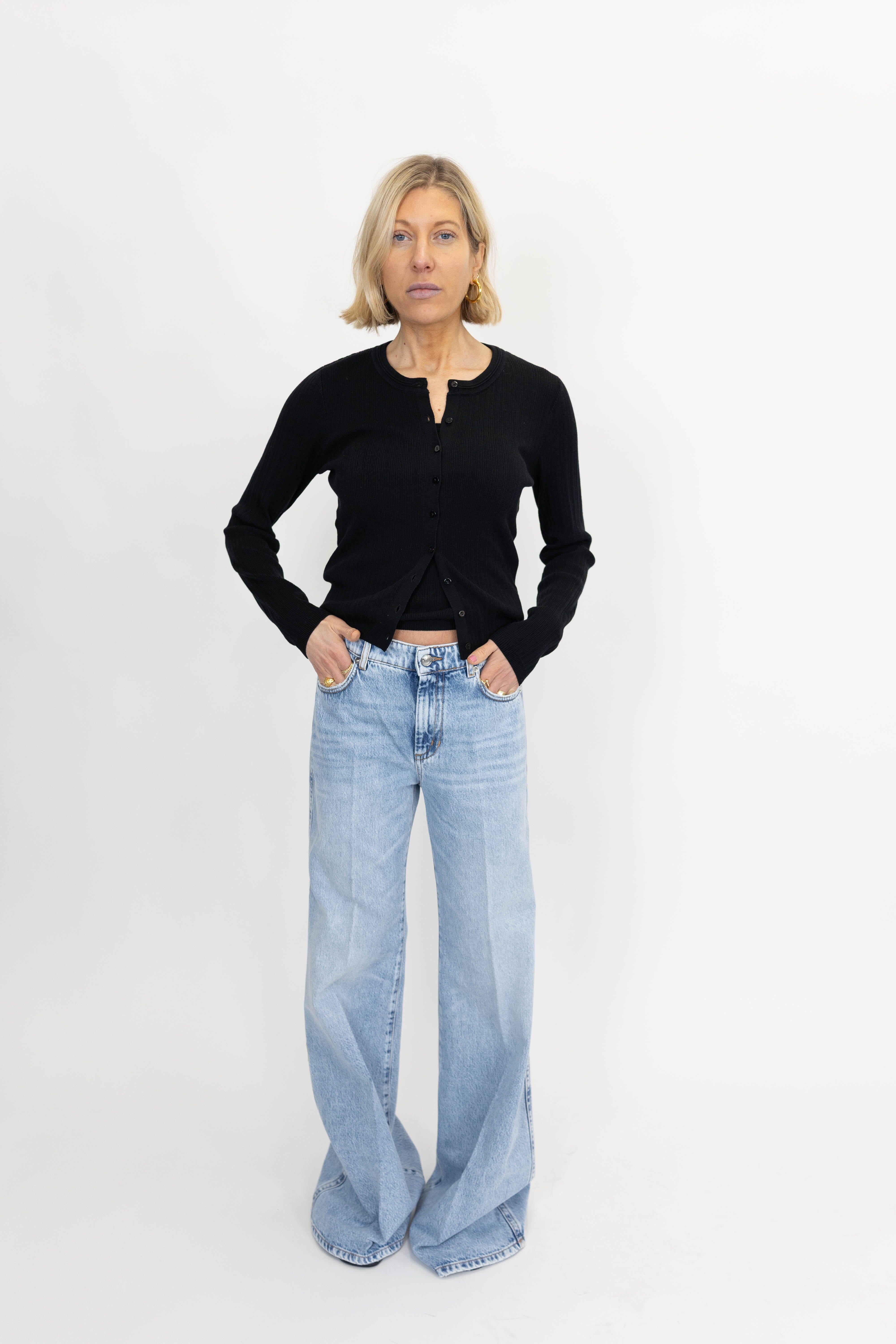 BROOKS KNIT BLOUSE IN BLACK KNIT HERSKIND