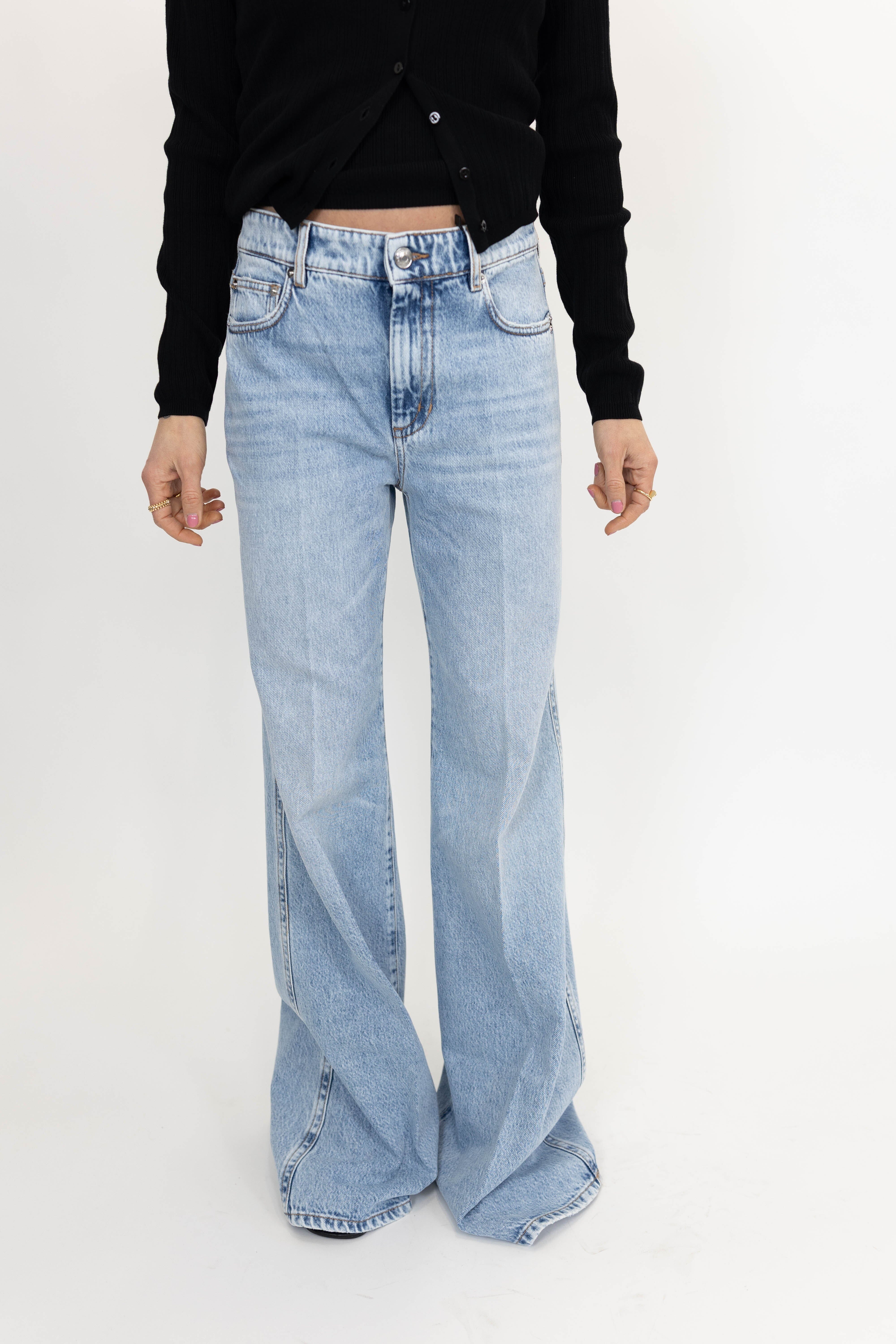 ZERO JEANS IN LIGHT BLUE JEANS MAXMARA