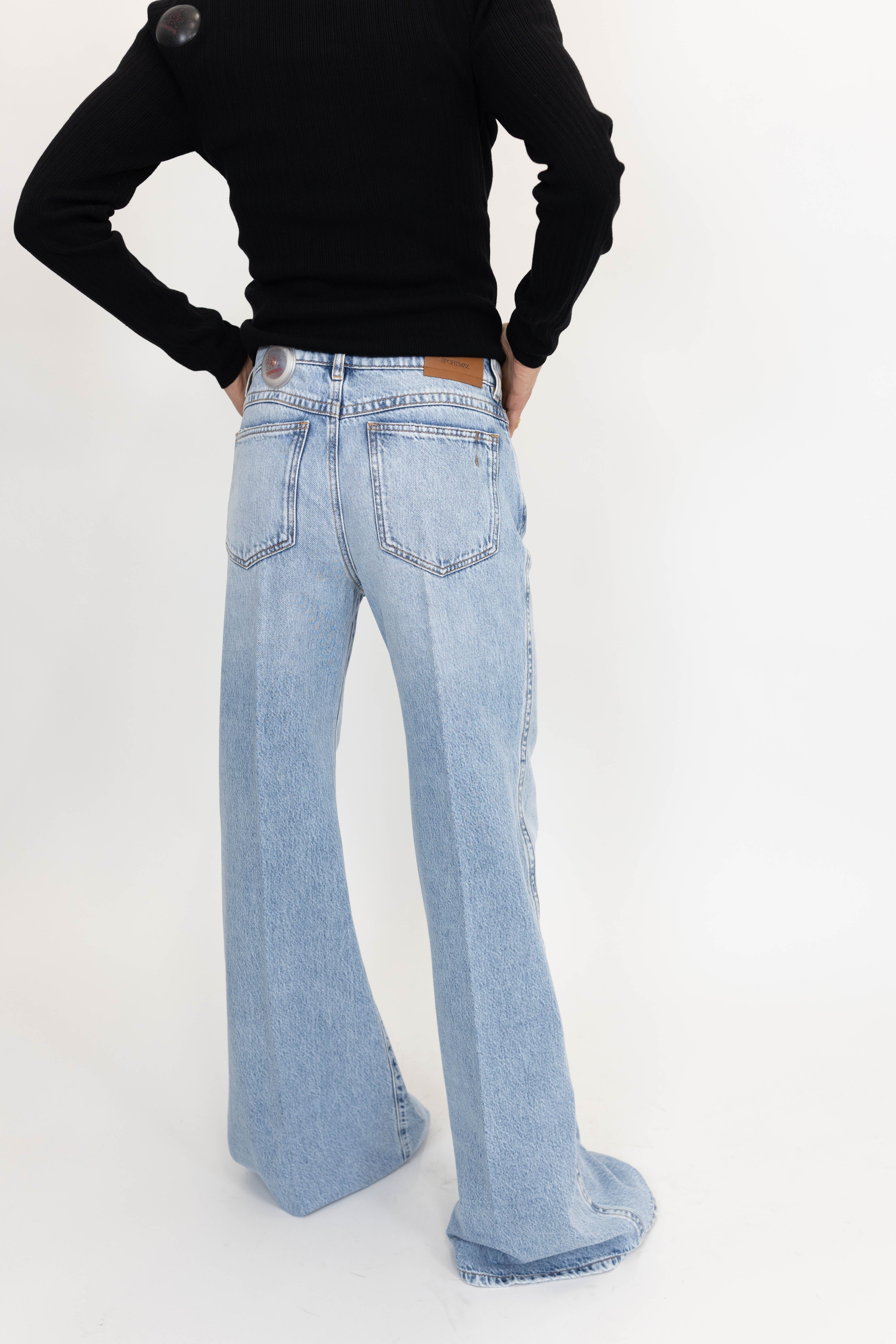 ZERO JEANS IN LIGHT BLUE JEANS MAXMARA