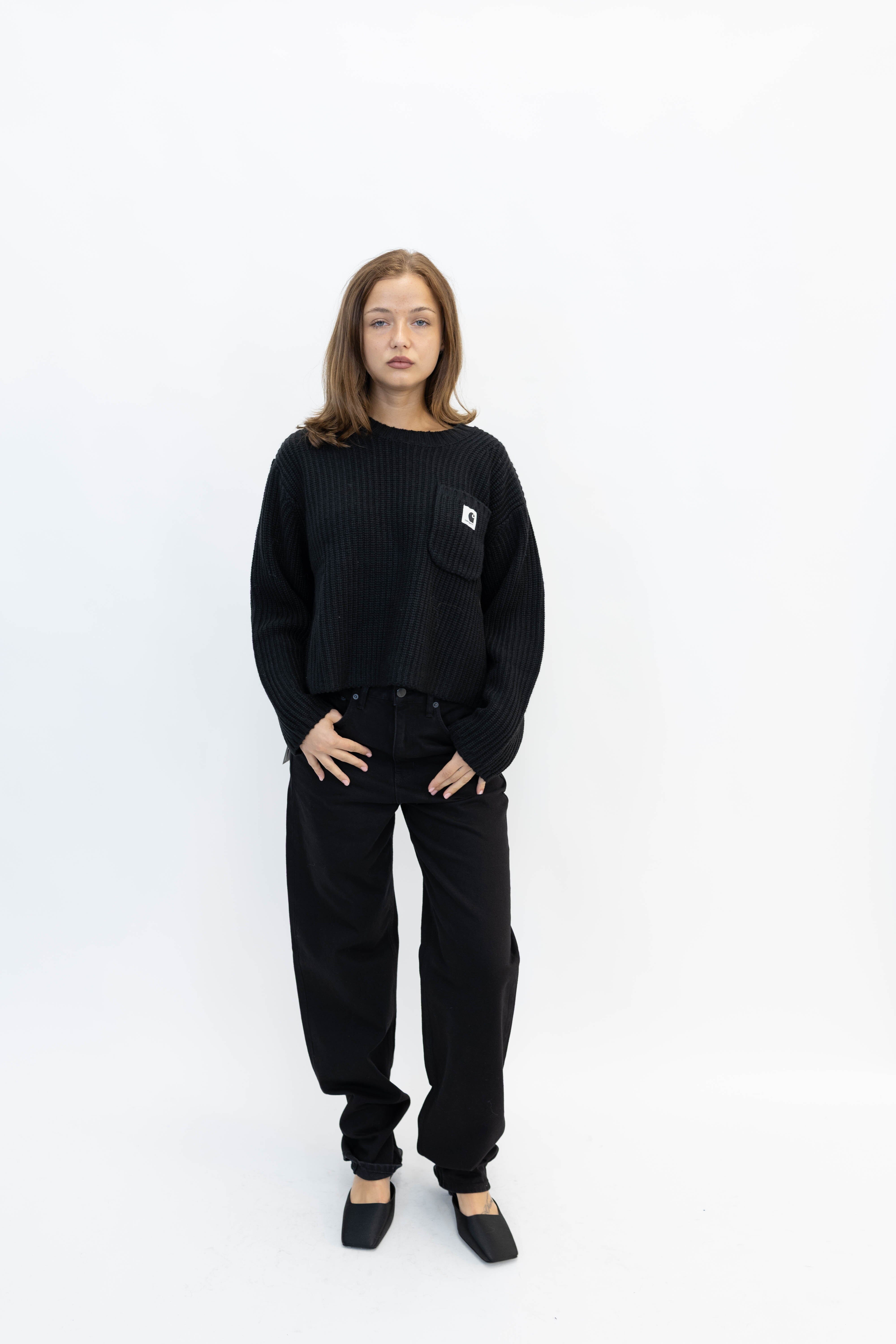 W' MIRA SWEATER IN BLACK SWEATER CARHARTT
